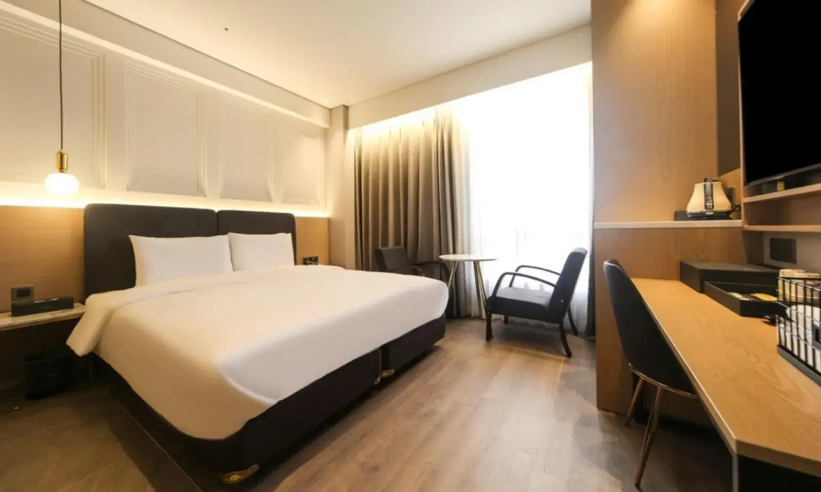 Bed in Busan Myeongji Ciel Ocean Hotel Bed in Busan Myeongji Ciel Ocean Hotel