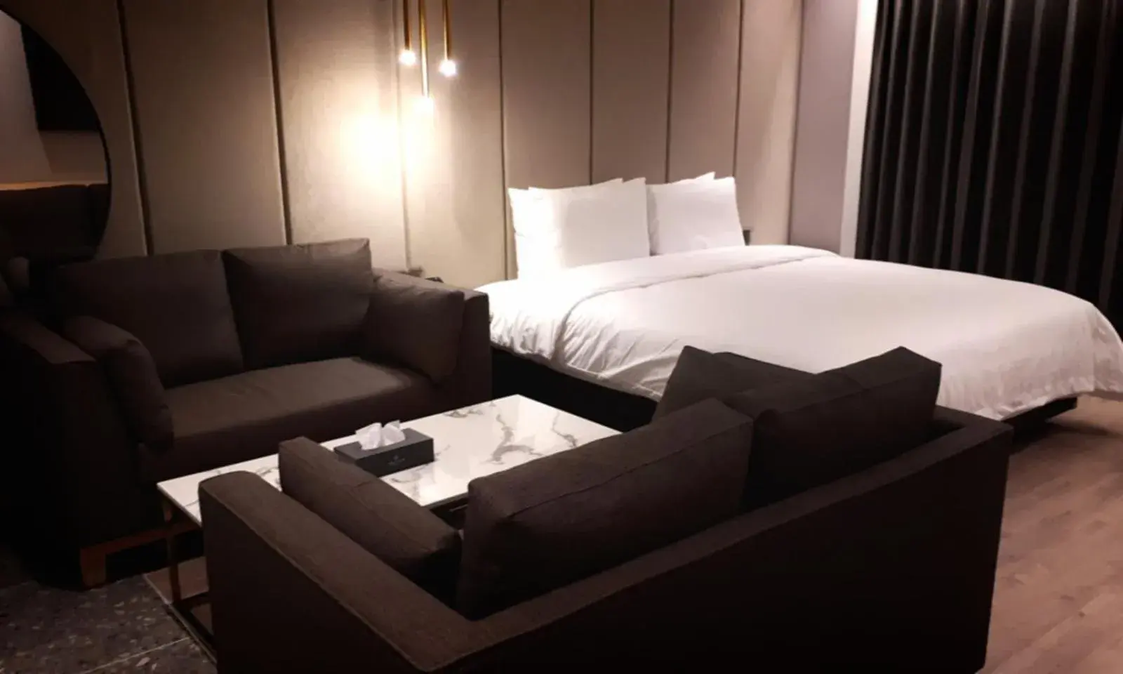 Bed in Busan Myeongji Ciel Ocean Hotel Bed in Busan Myeongji Ciel Ocean Hotel