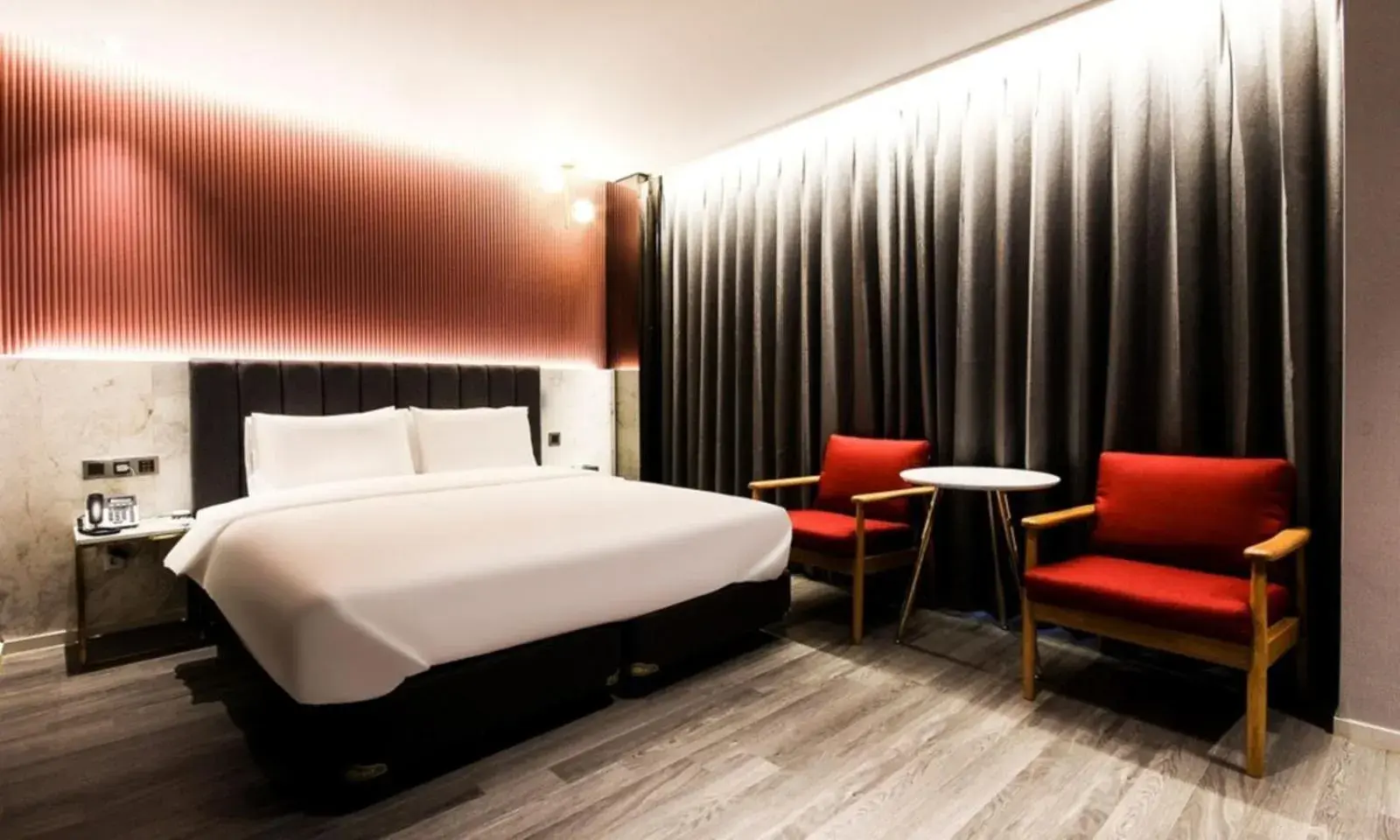 Bed in Busan Myeongji Ciel Ocean Hotel Bed in Busan Myeongji Ciel Ocean Hotel