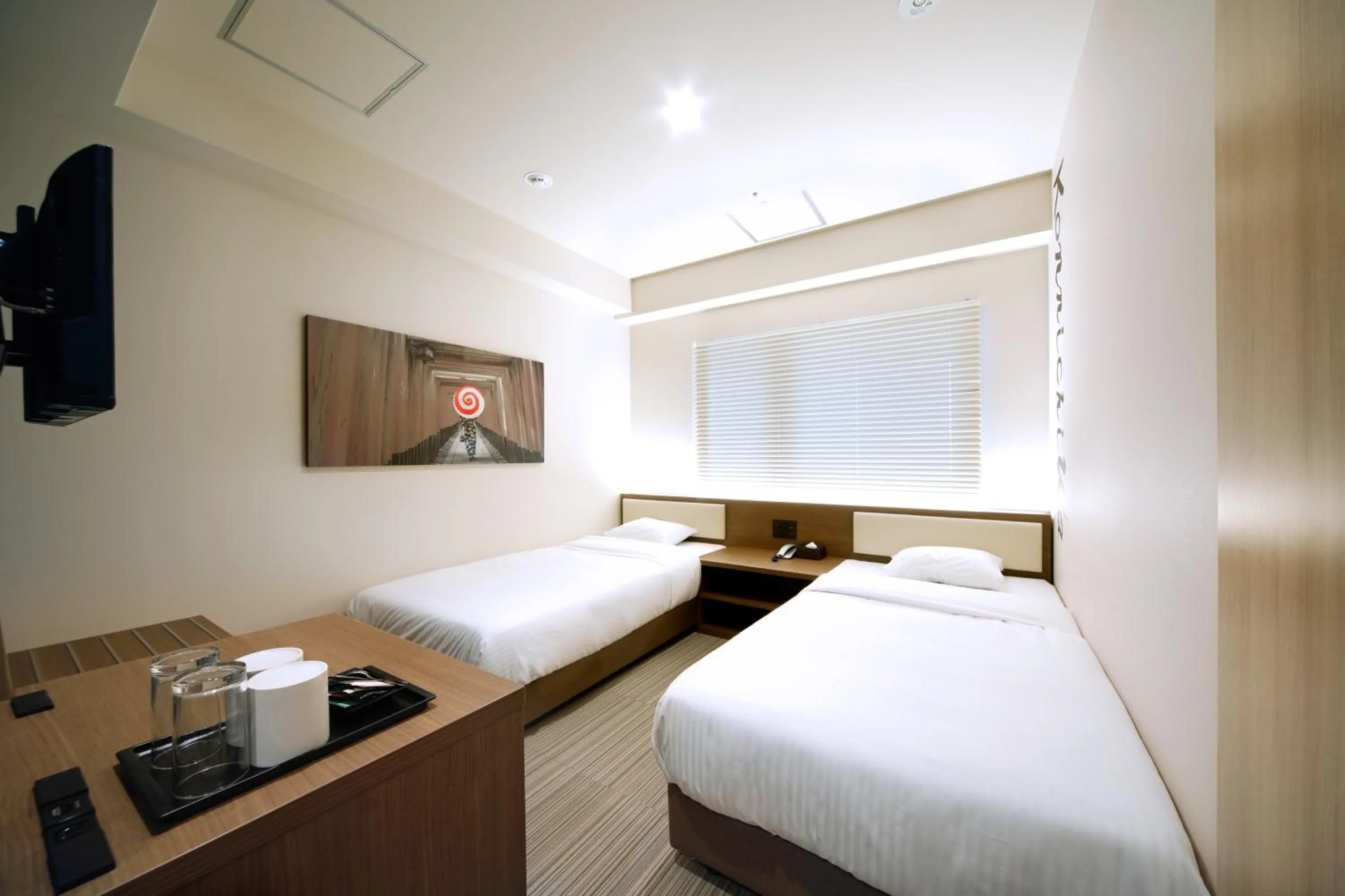 Bed in Travelodge Kyoto Shijo Kawaramachi