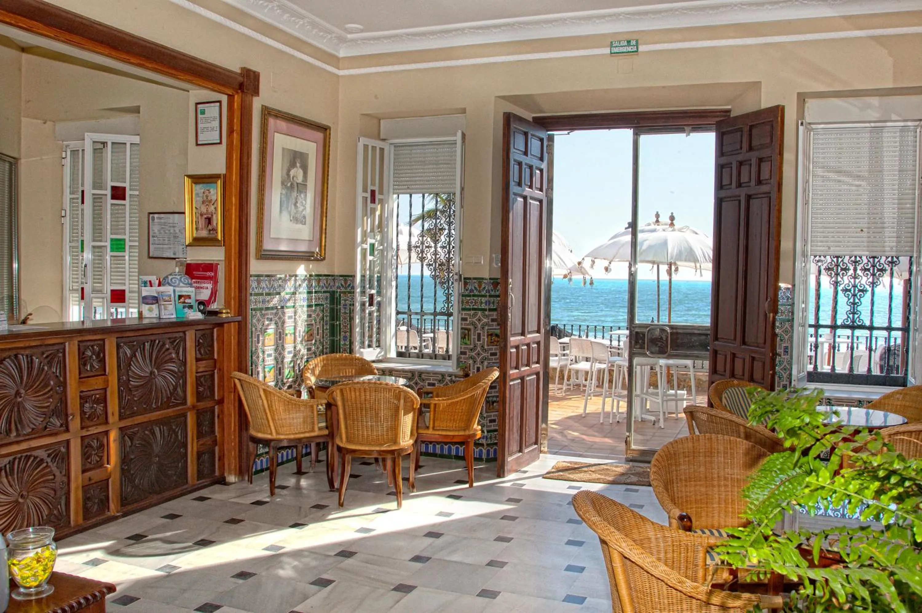 Lobby or reception in Hotel Playa de Regla