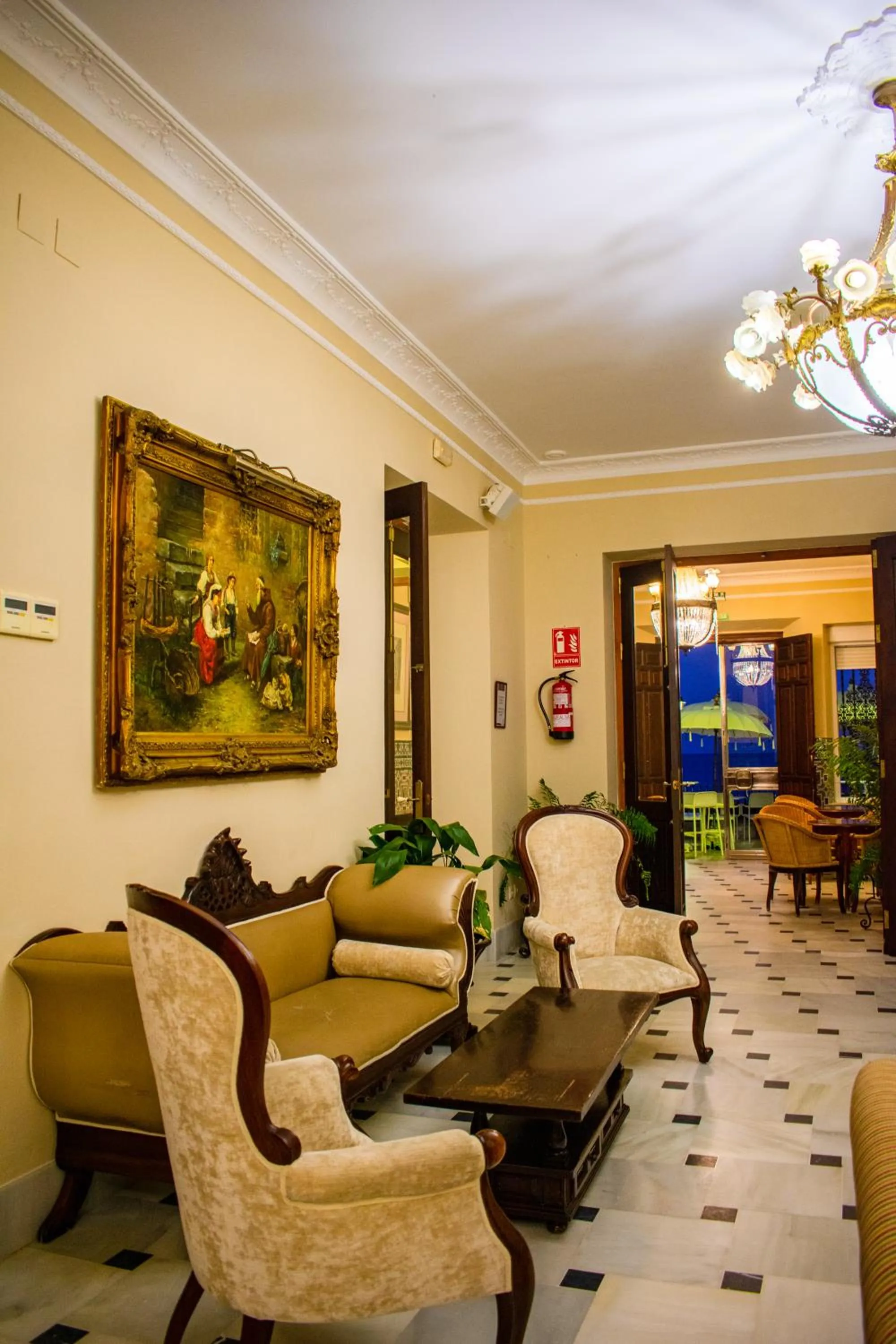 Living room in Hotel Playa de Regla