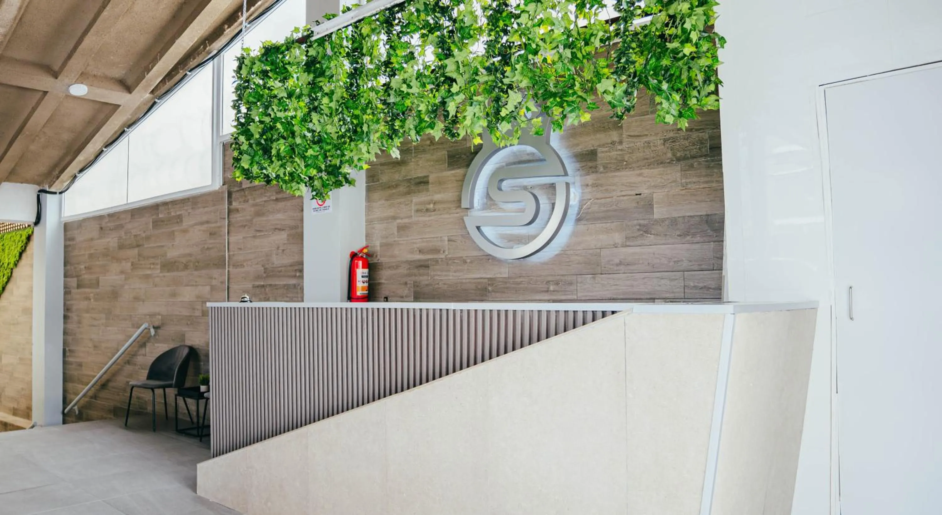 Lobby or reception in Hotel Villas Santander