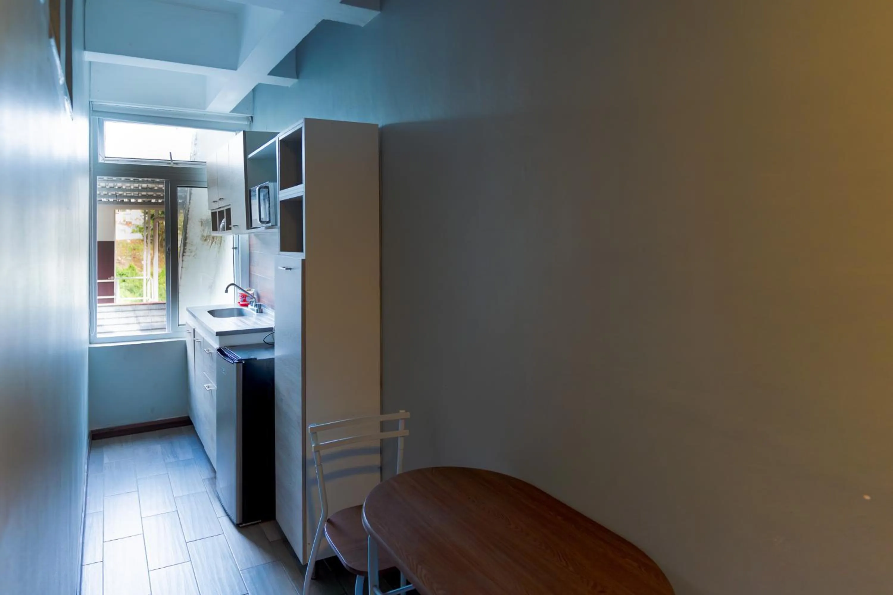Kitchen or kitchenette in Hotel Villas Santander