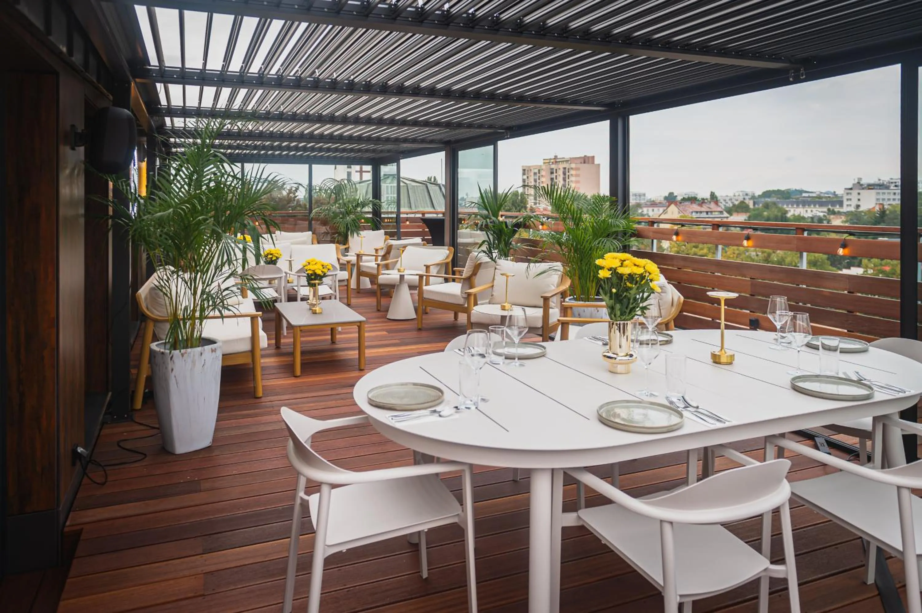 Balcony/Terrace in Stay inn Hotel Warszawa