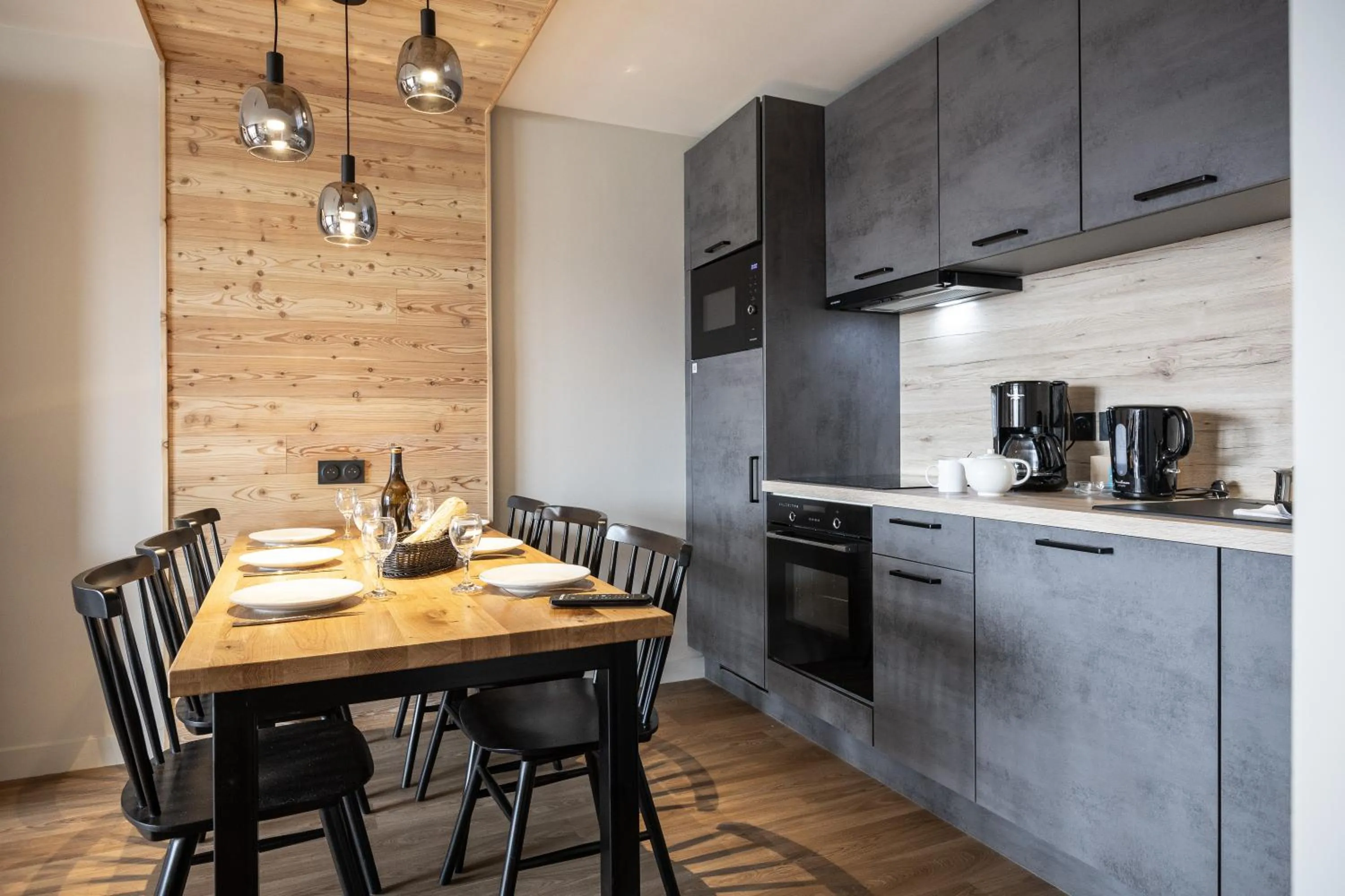 kitchen in Résidence Club MMV Le Silvana