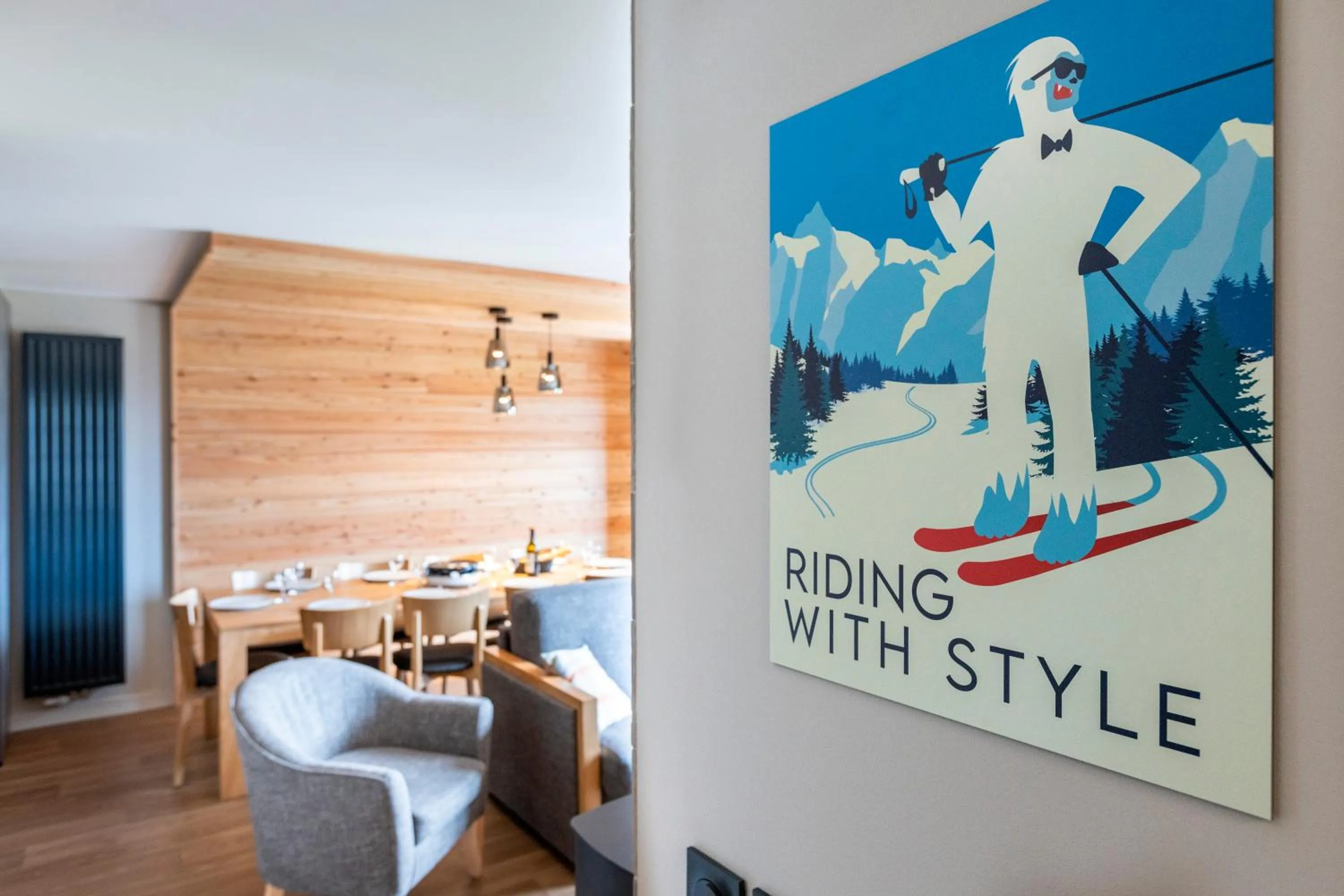 Decorative detail in Résidence Club MMV Le Silvana