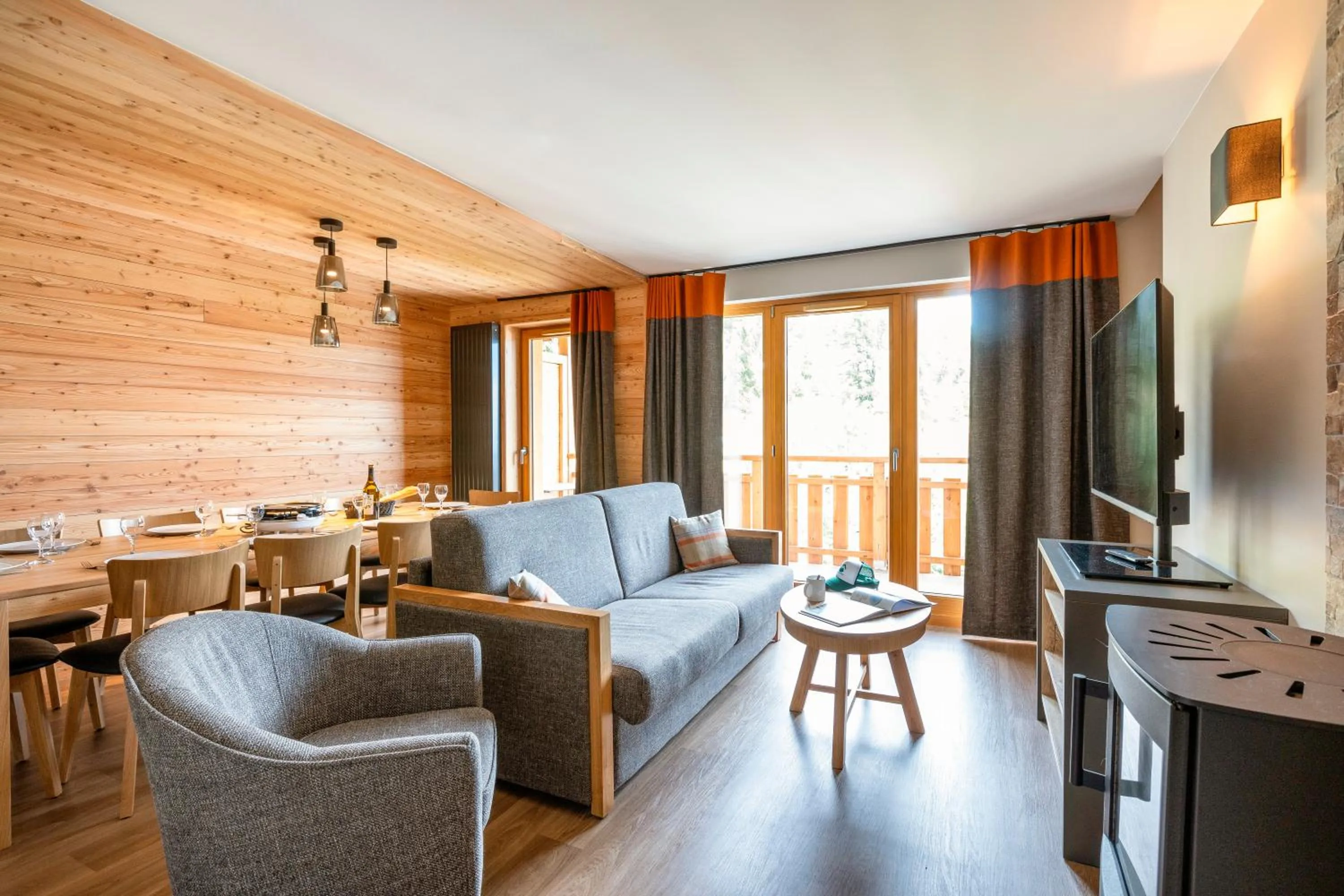 Living room in Résidence Club MMV Le Silvana