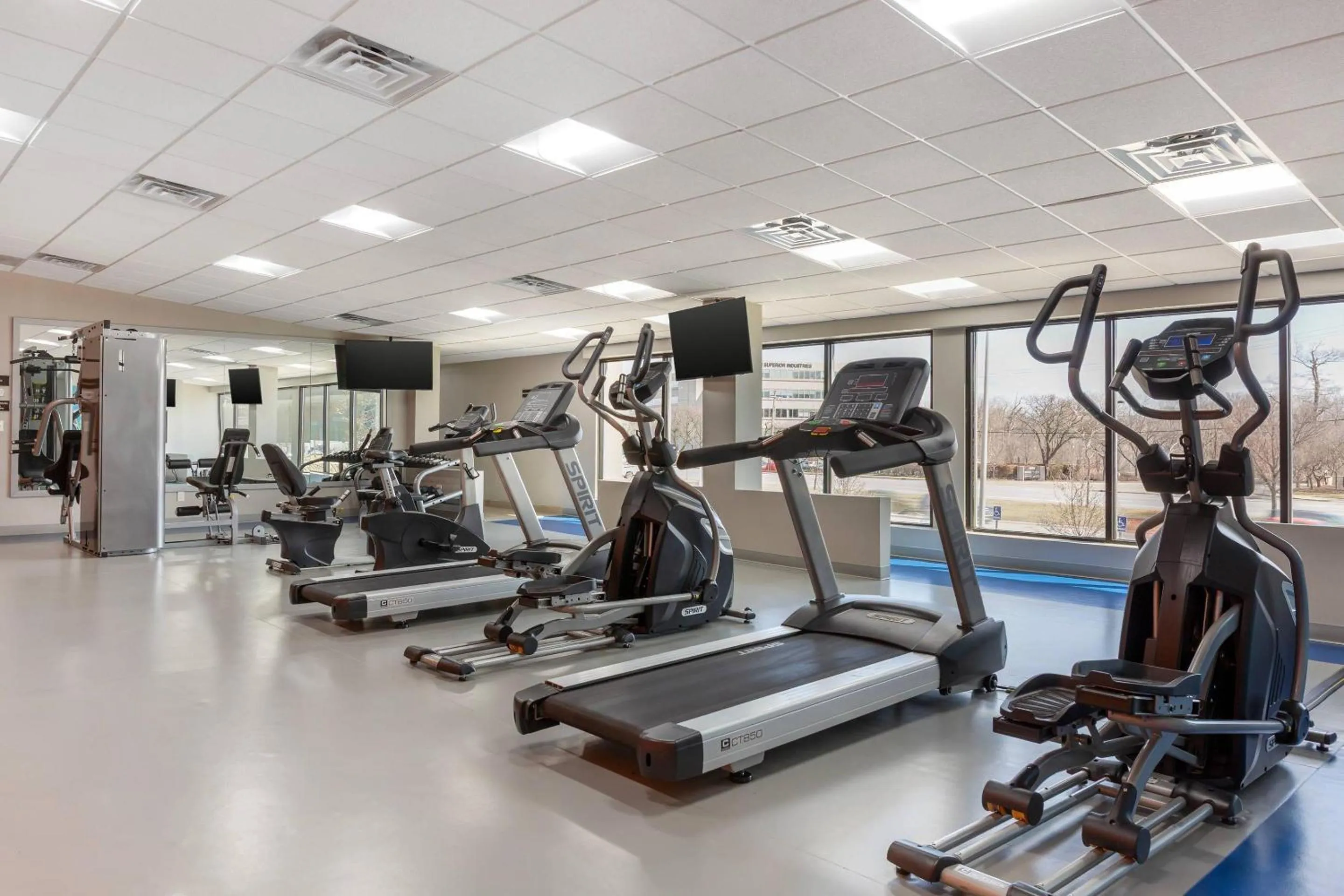 Fitness centre/facilities in Radisson Hotel Southfield-Detroit