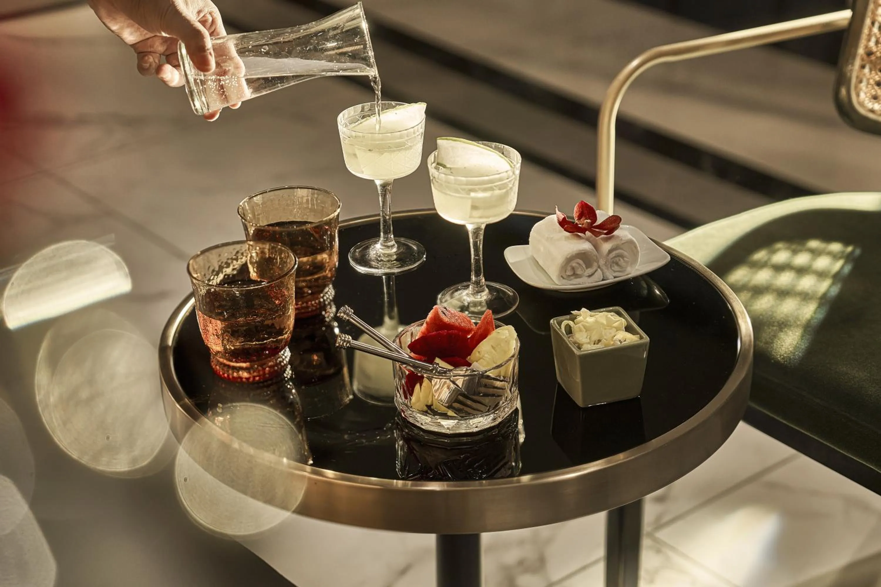 Food and drinks in La Siesta Premium Saigon