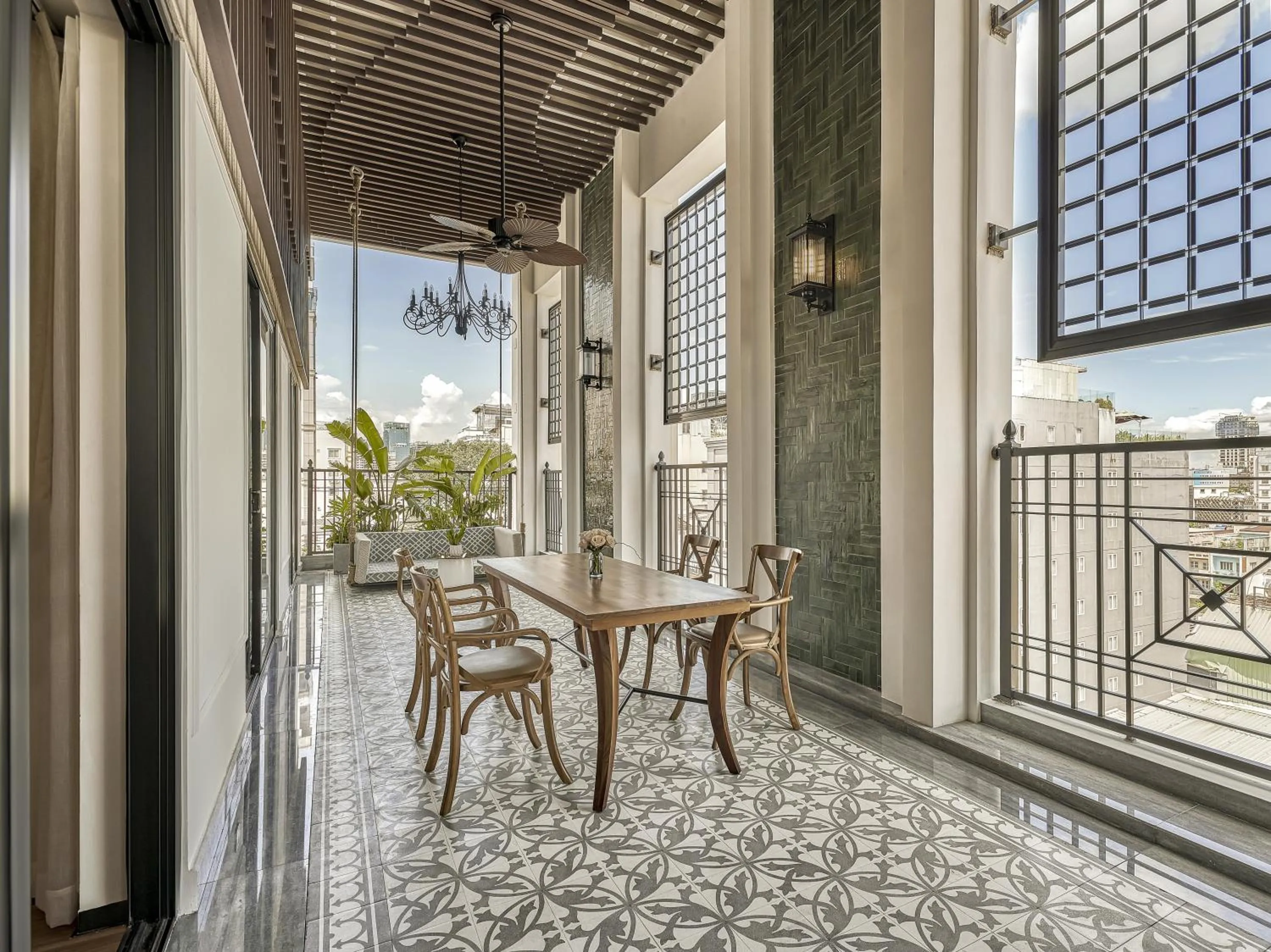 Patio in La Siesta Premium Saigon