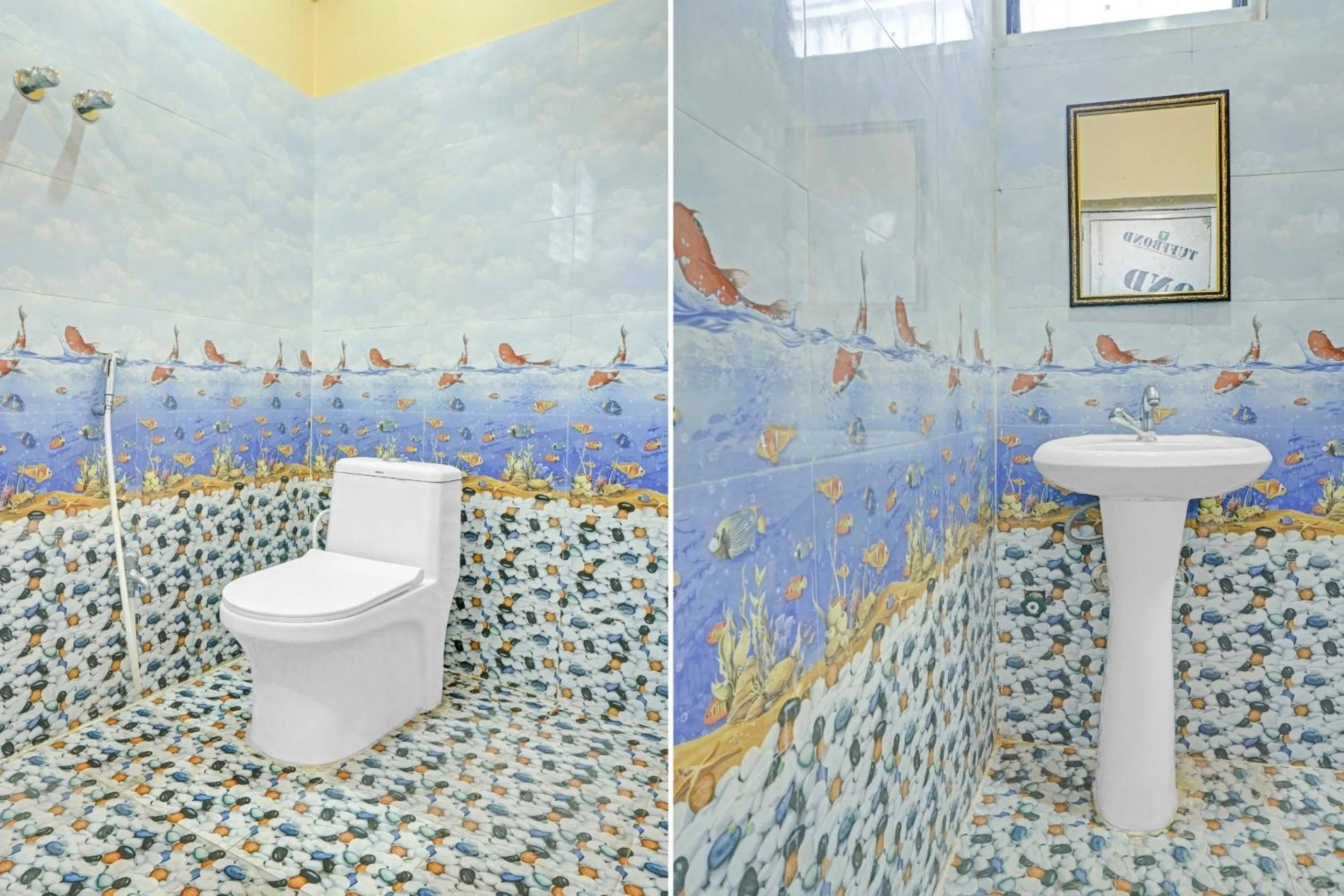 Bathroom in Hotel O Shree New Hotel Rajdhani