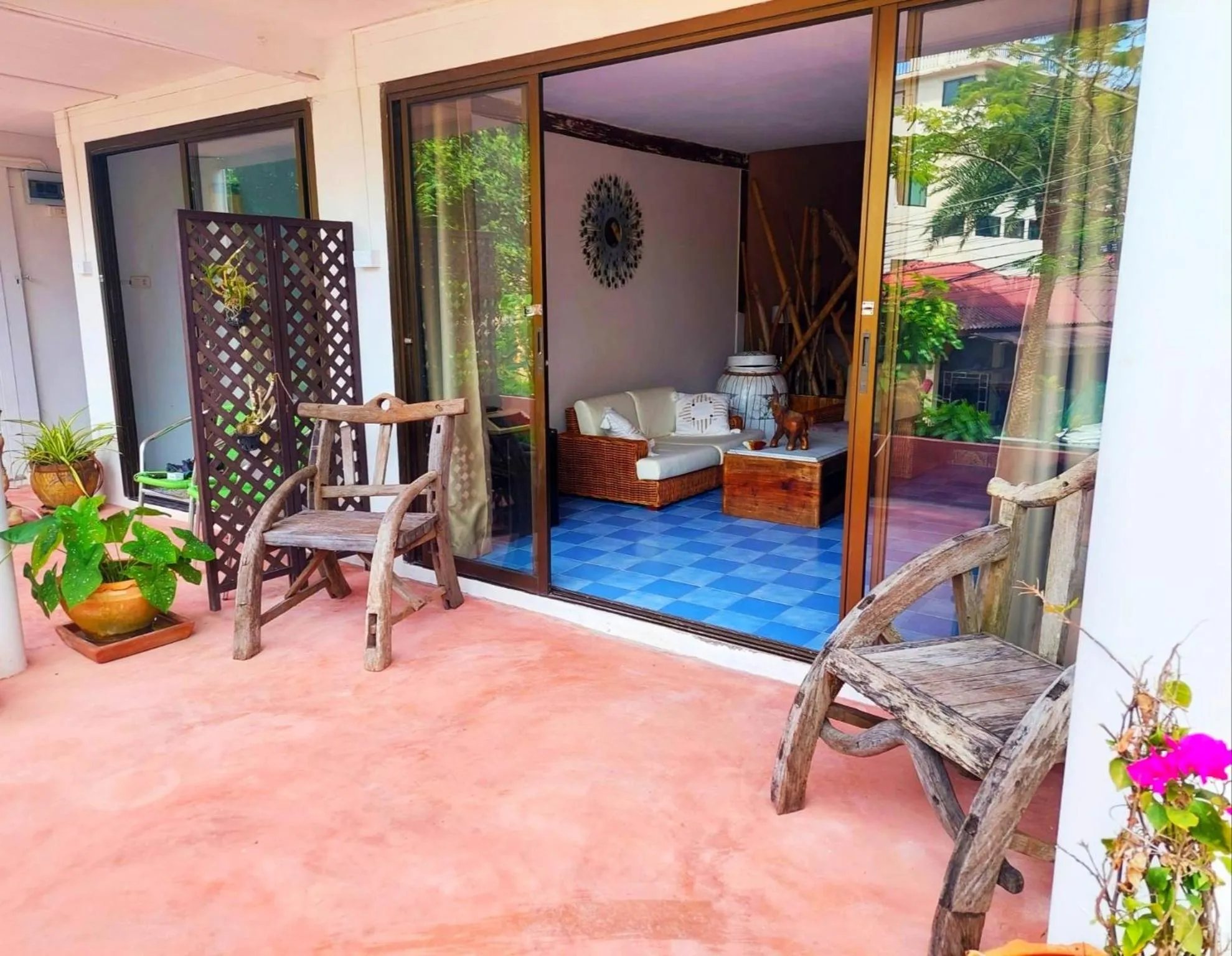 Patio in Baan sikhao Yanui