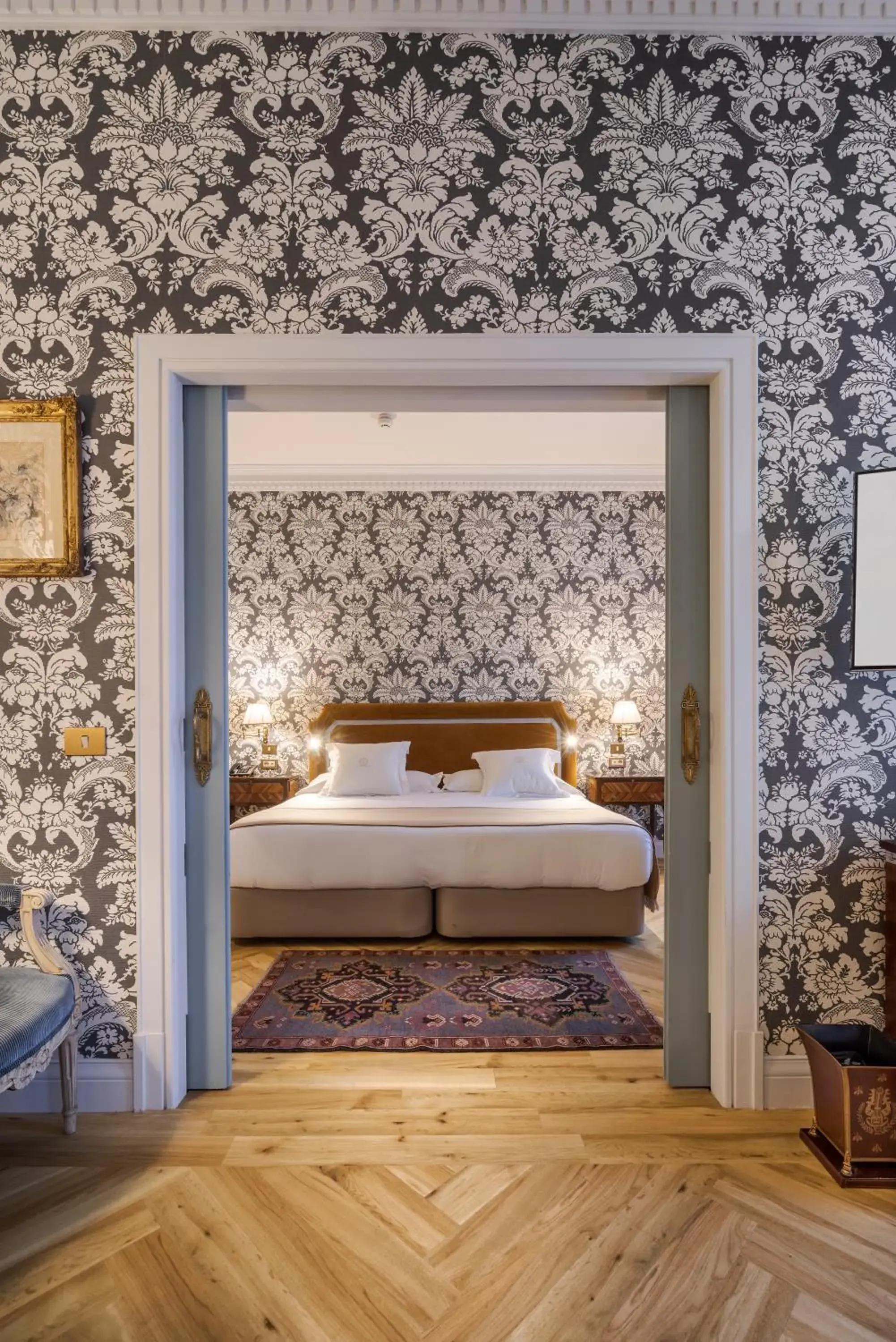 Bed in Relais & Châteaux Hotel Orfila Bed in Relais & Châteaux Hotel Orfila