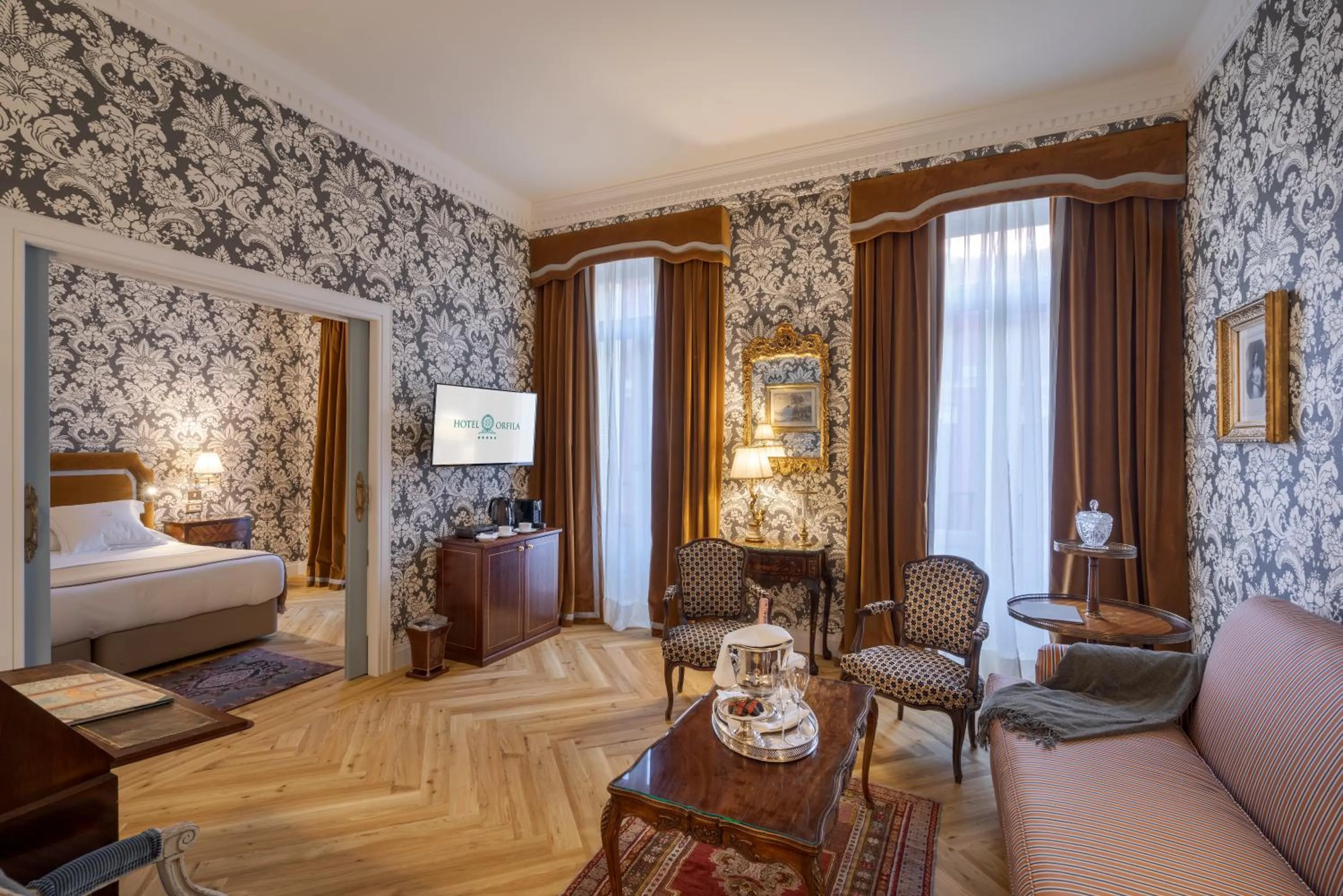 Bedroom, Bed in Relais & Châteaux Hotel Orfila