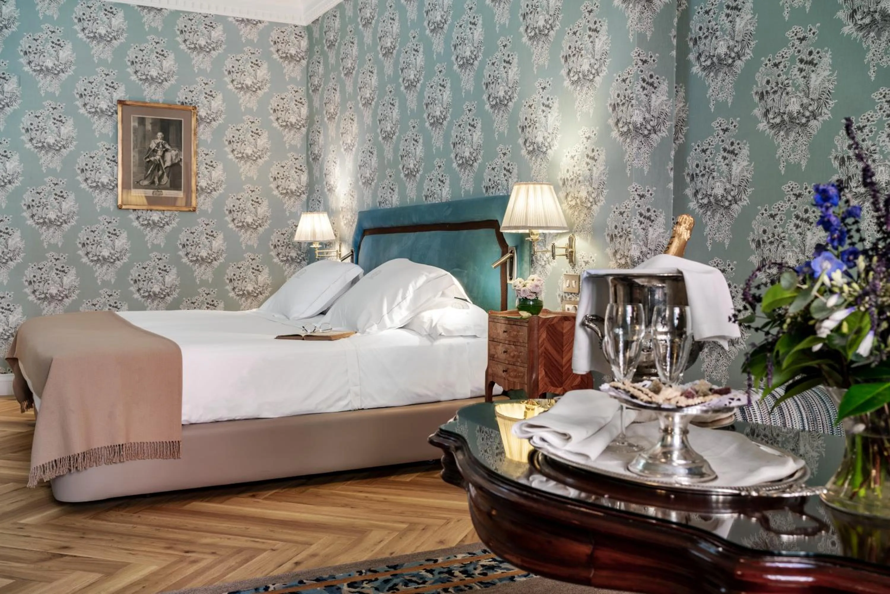 Photo of the whole room, Bed in Relais & Châteaux Hotel Orfila