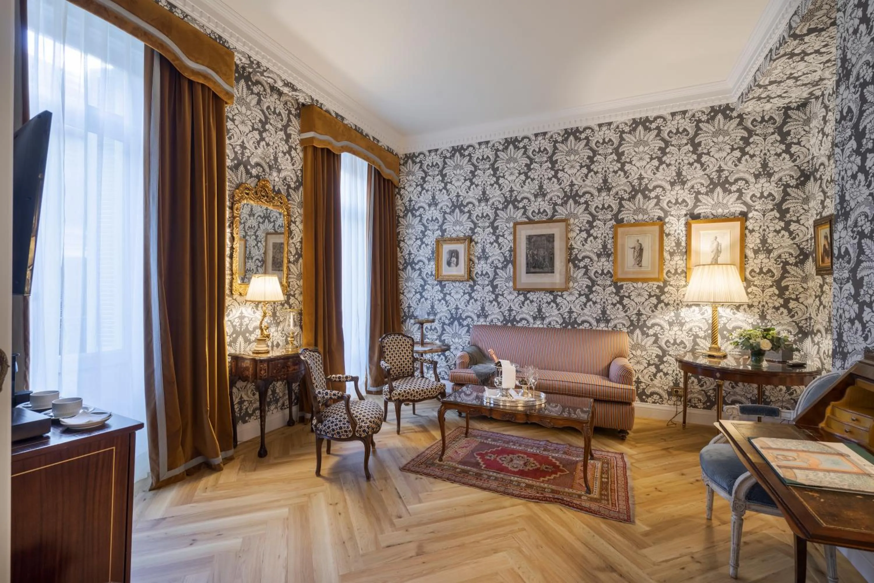 Living room in Relais & Châteaux Hotel Orfila