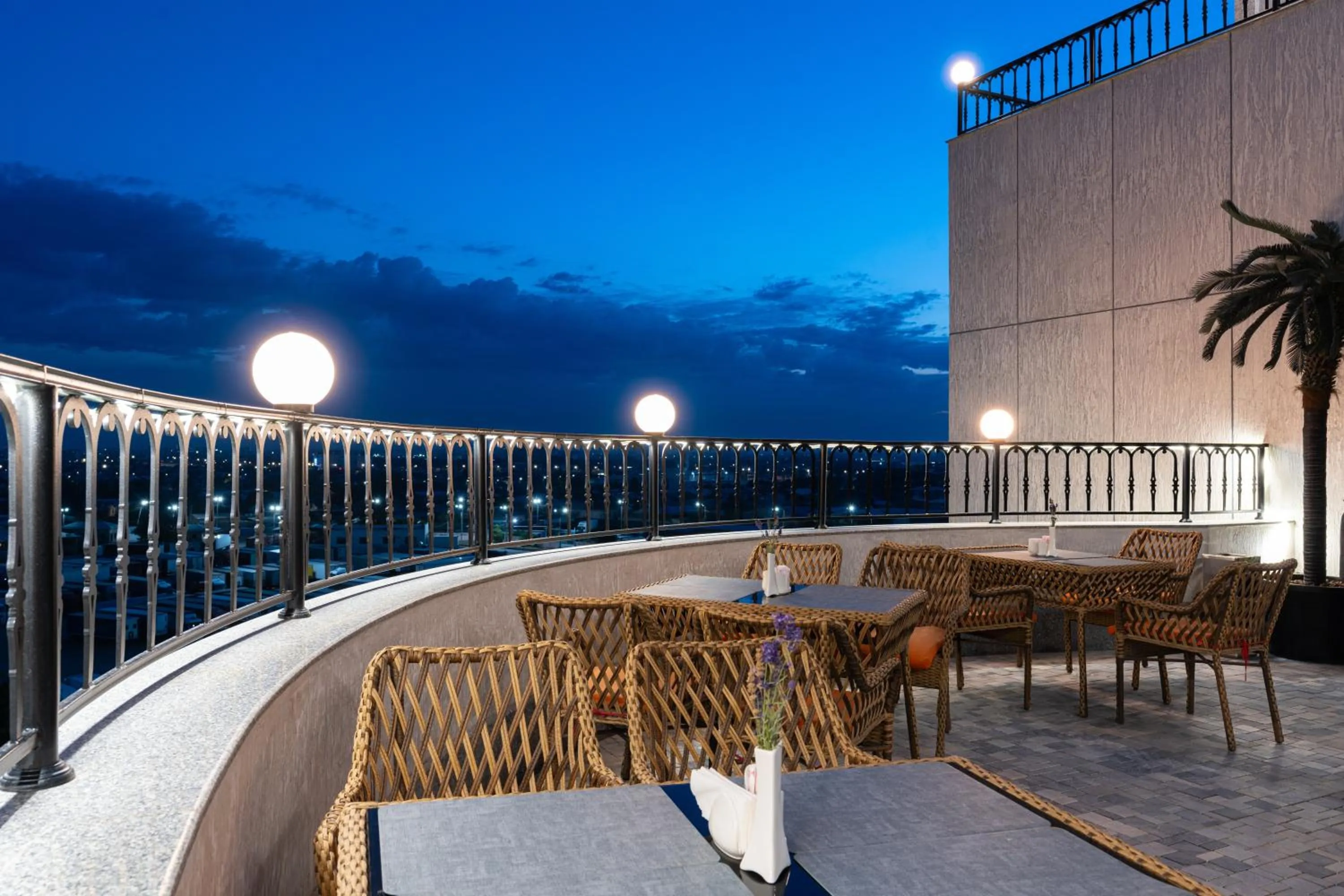 Night in Shamsan Airport Hotel