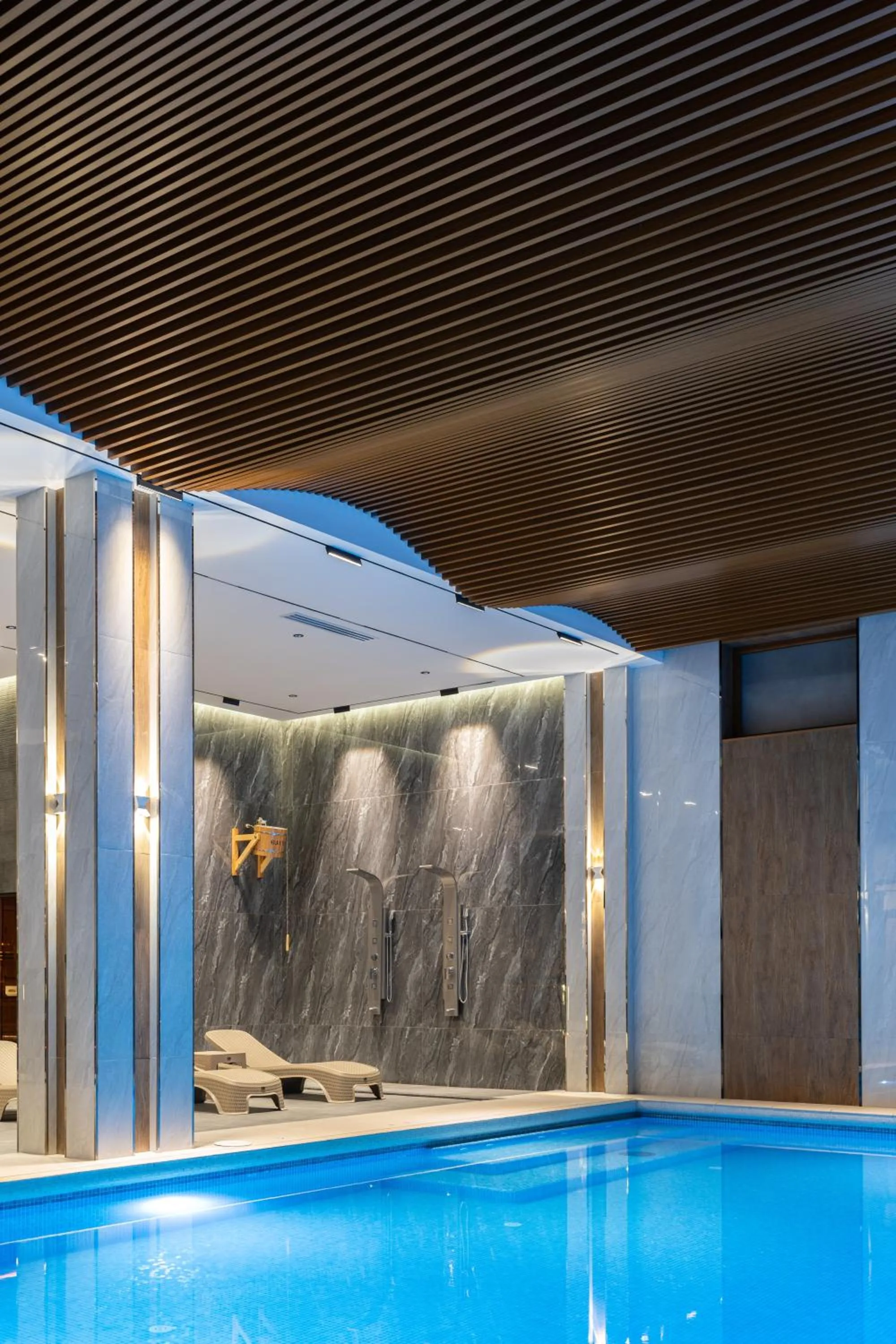 Pool view in Shamsan Airport Hotel