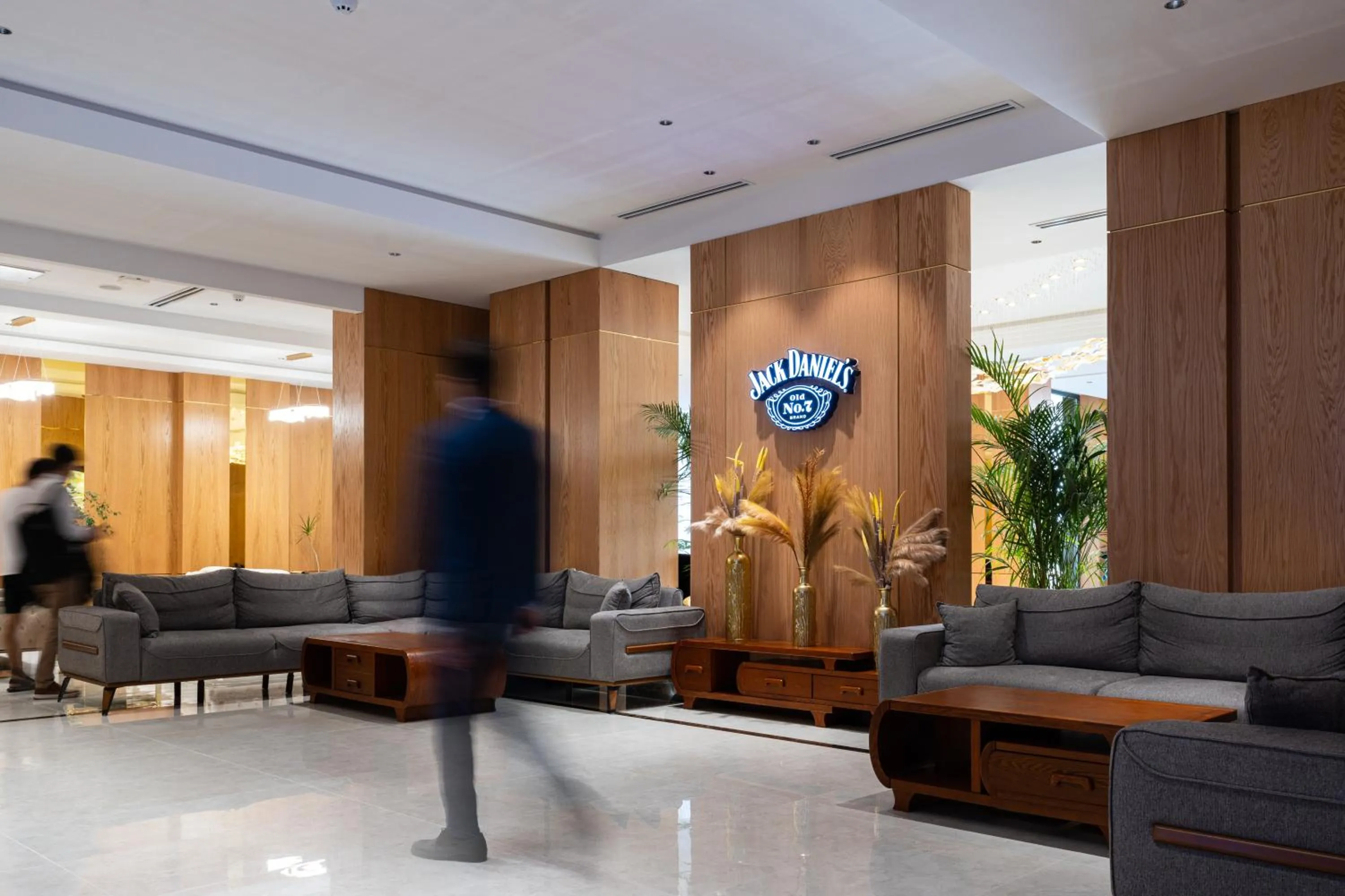 Seating area in Shamsan Airport Hotel