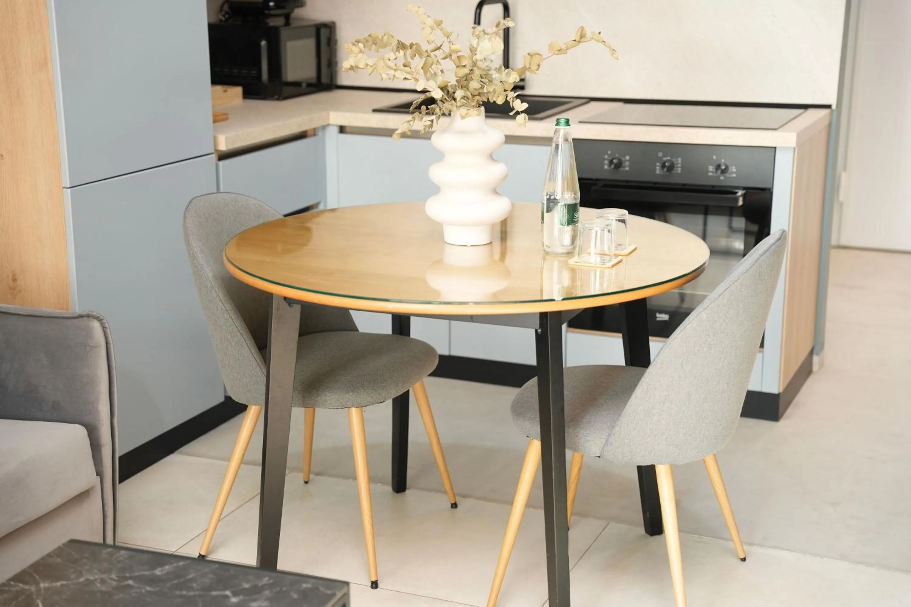 Dining area in Ambassador Skyline Apartments