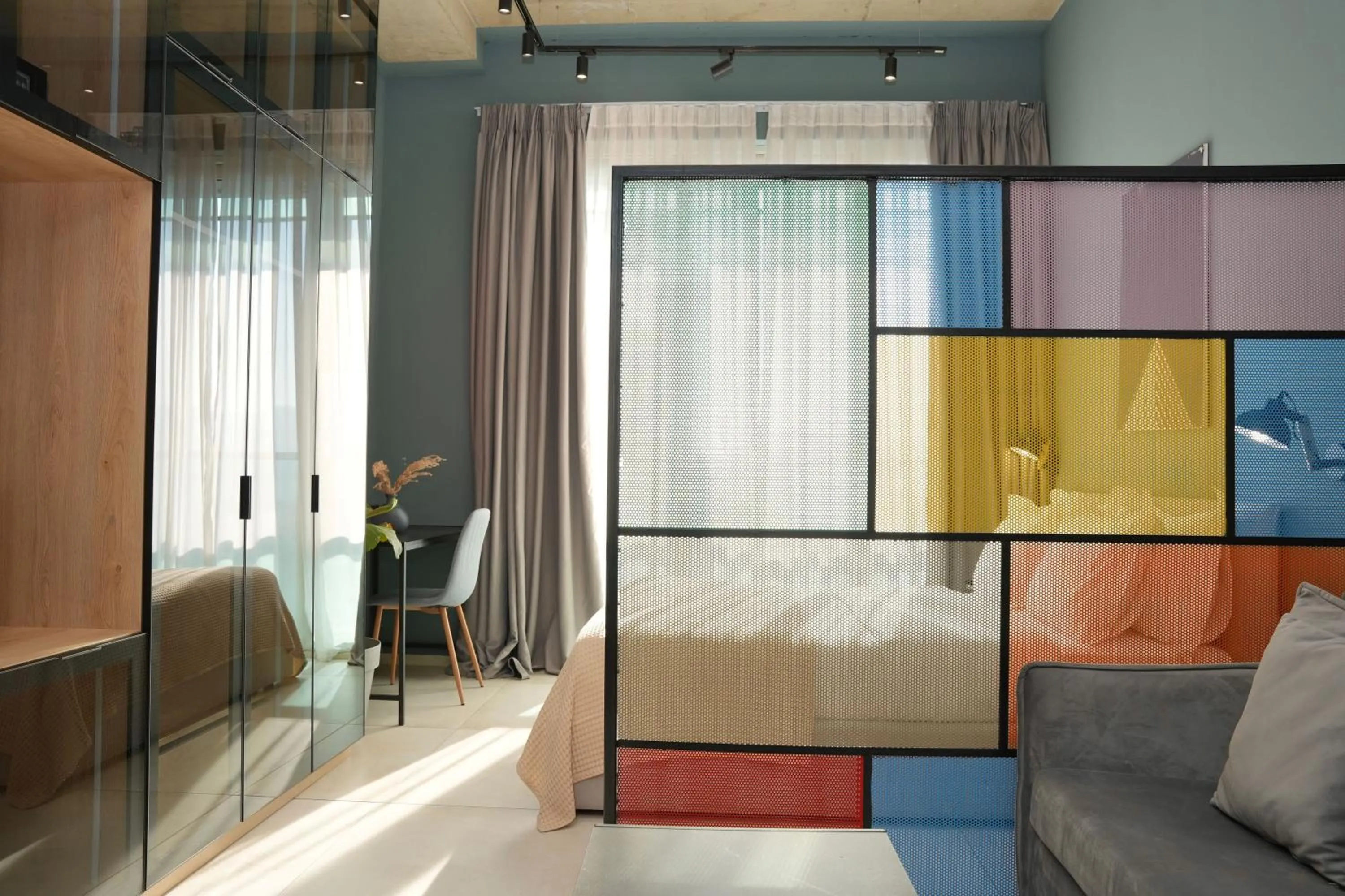 Bedroom, Bed in Ambassador Skyline Apartments