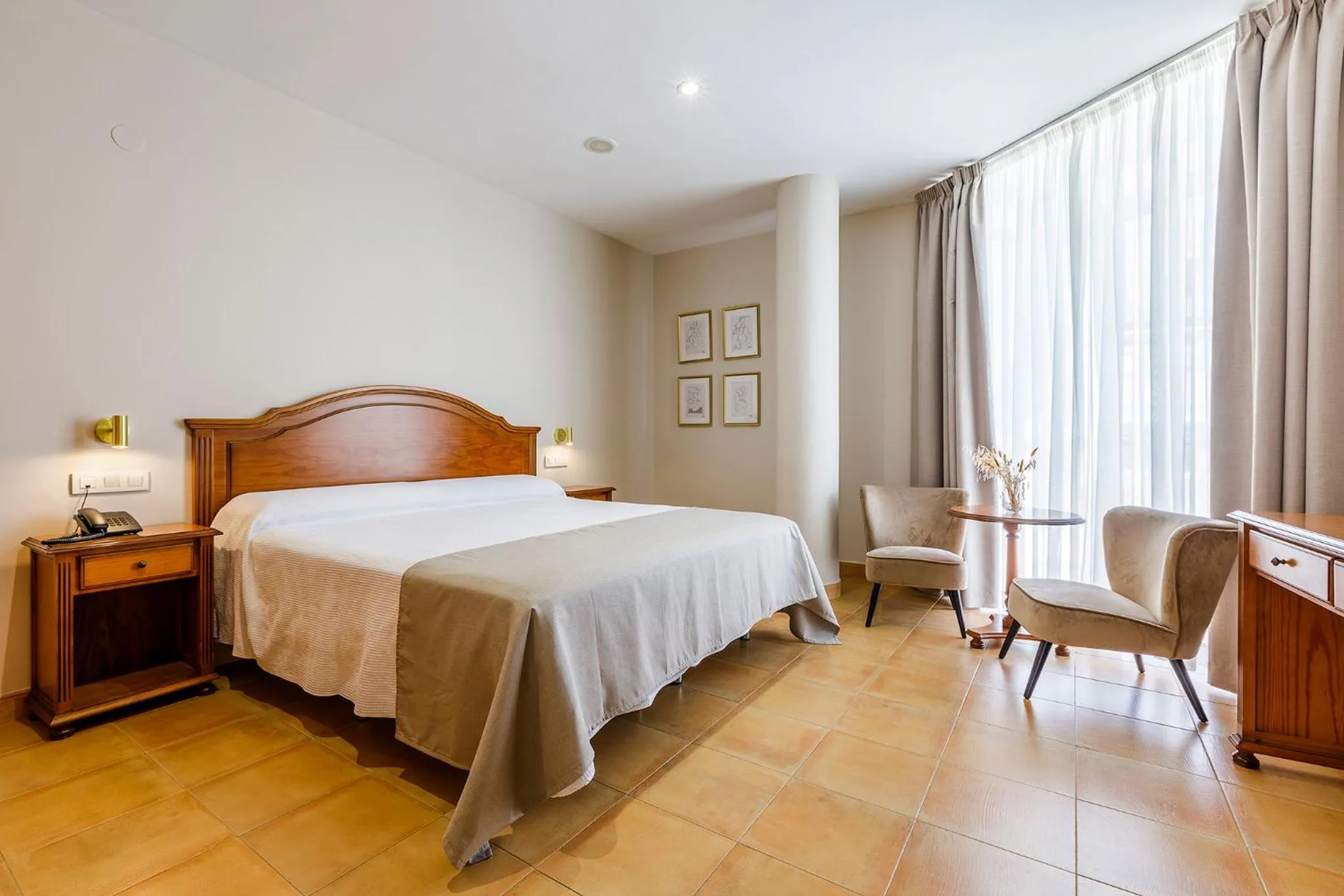 Bed in Hotel Almijara - Mares