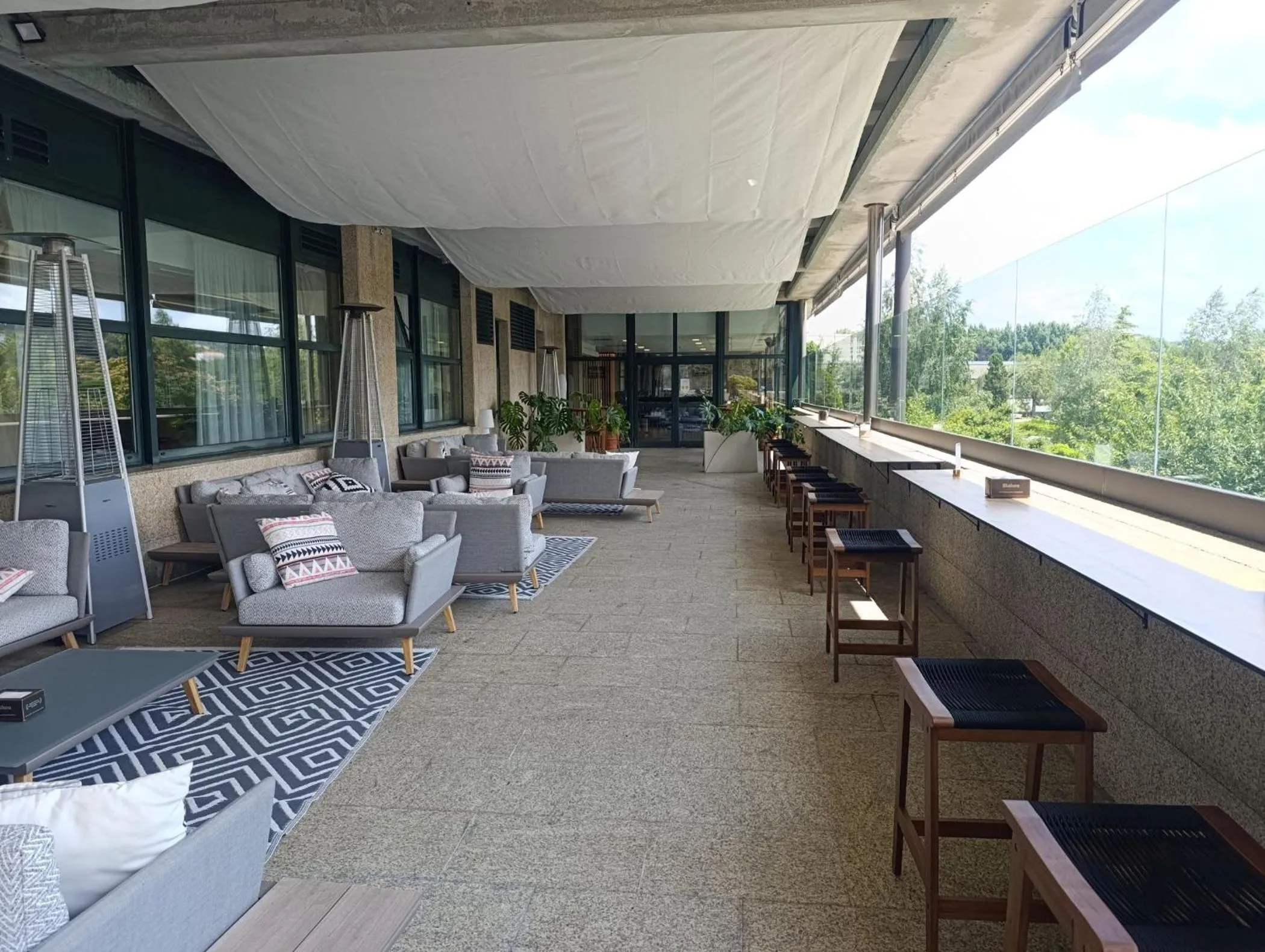 Balcony/Terrace in Oca Puerta del Camino Hotel