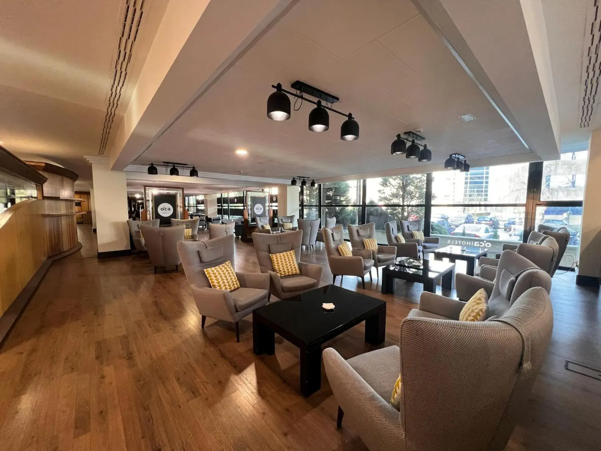 Lounge or bar in Oca Puerta del Camino Hotel Lounge or bar in Oca Puerta del Camino Hotel