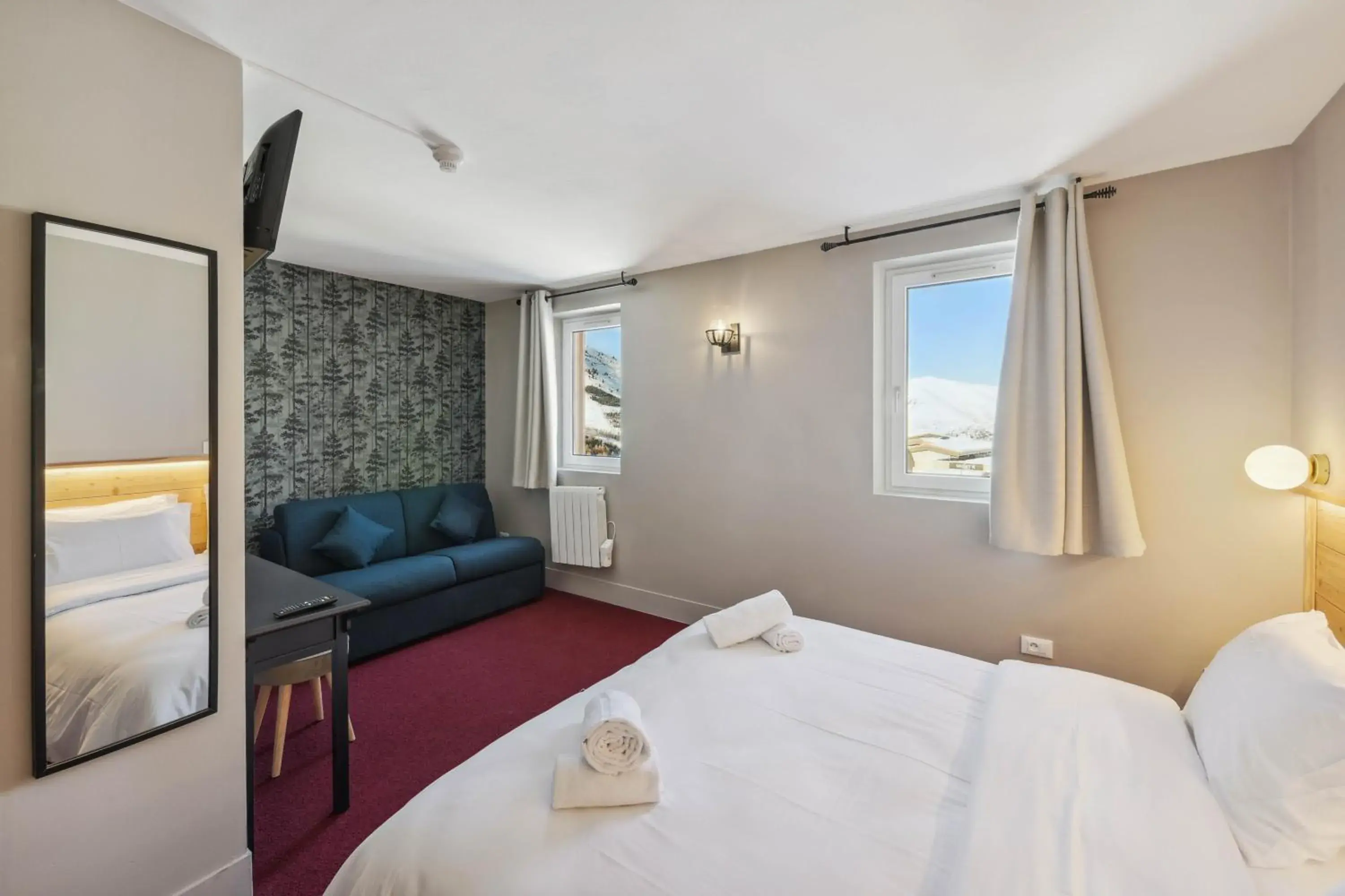 Bed in Hotel Turan & Spa Bed in Hotel Turan & Spa
