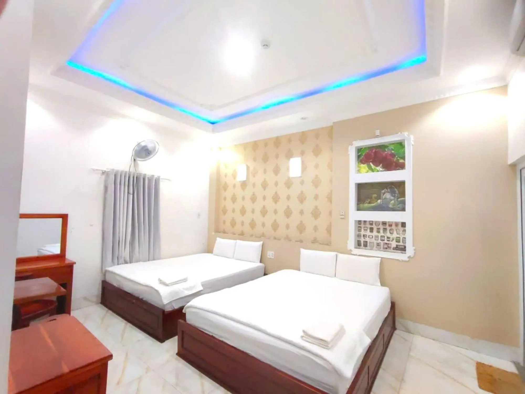 Bed in Sao Mai Hotel Can Tho