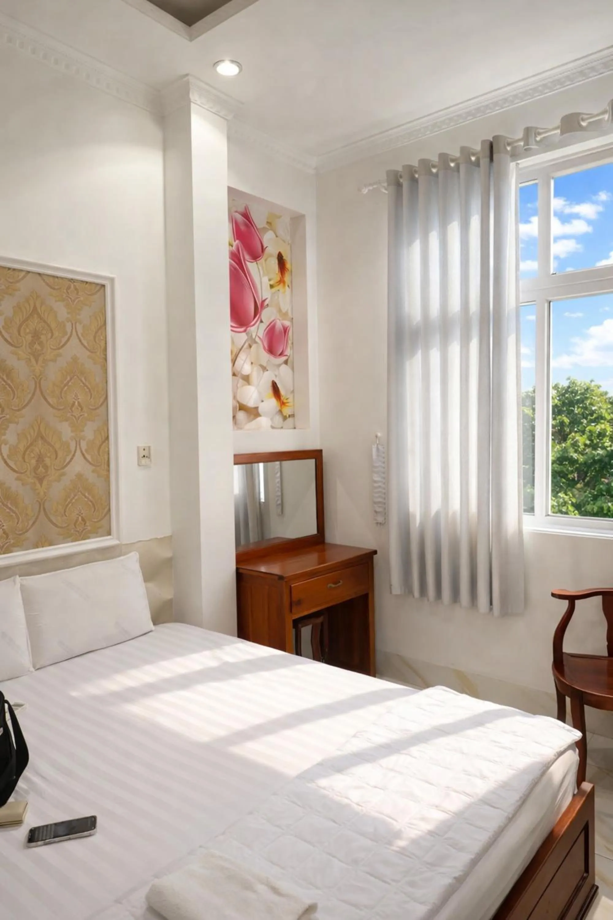 Bed in Sao Mai Hotel Can Tho