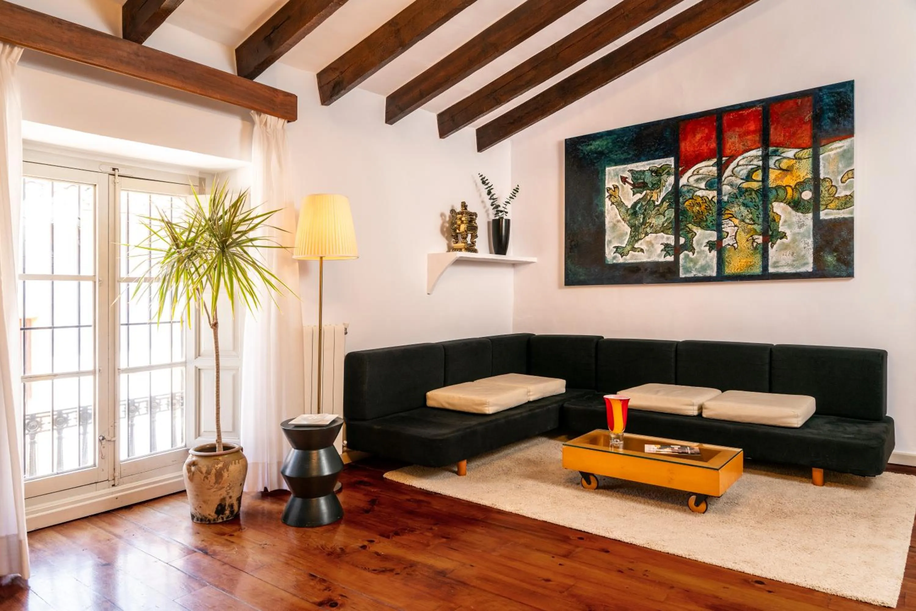 Living room in Art Boutique Hotel Chamarel