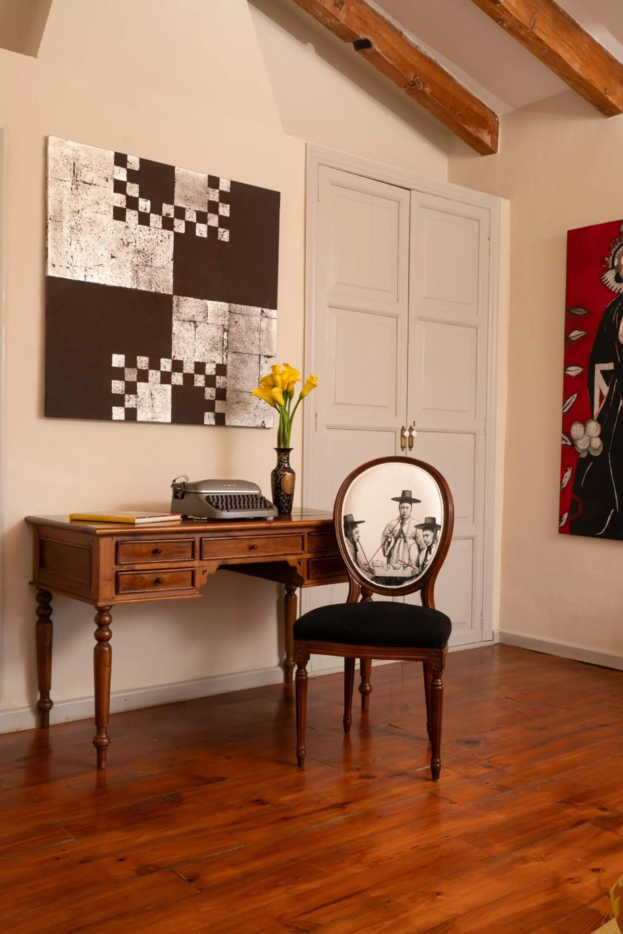 Seating area in Art Boutique Hotel Chamarel