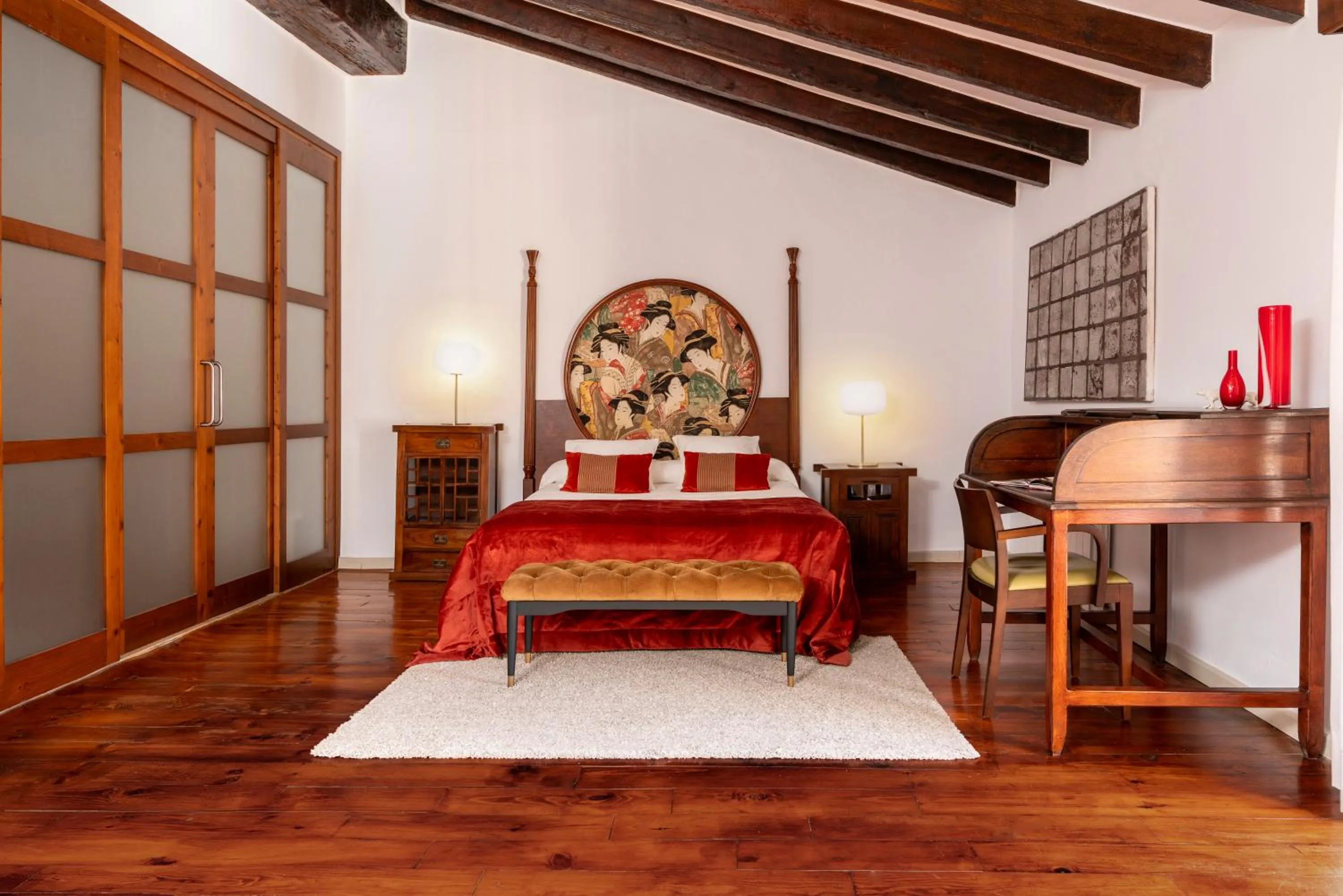 Bedroom, Bed in Art Boutique Hotel Chamarel