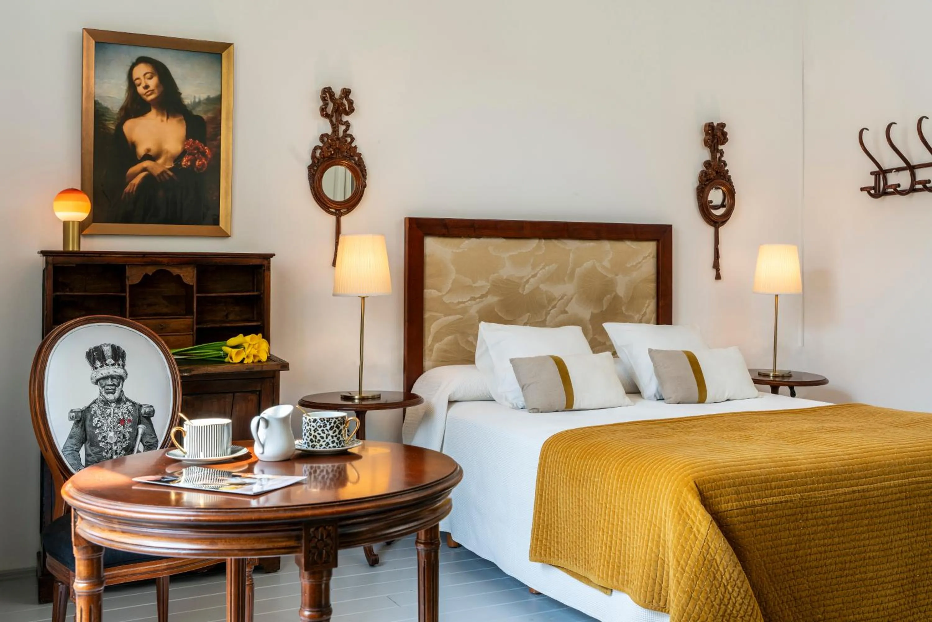 Bedroom, Bed in Art Boutique Hotel Chamarel