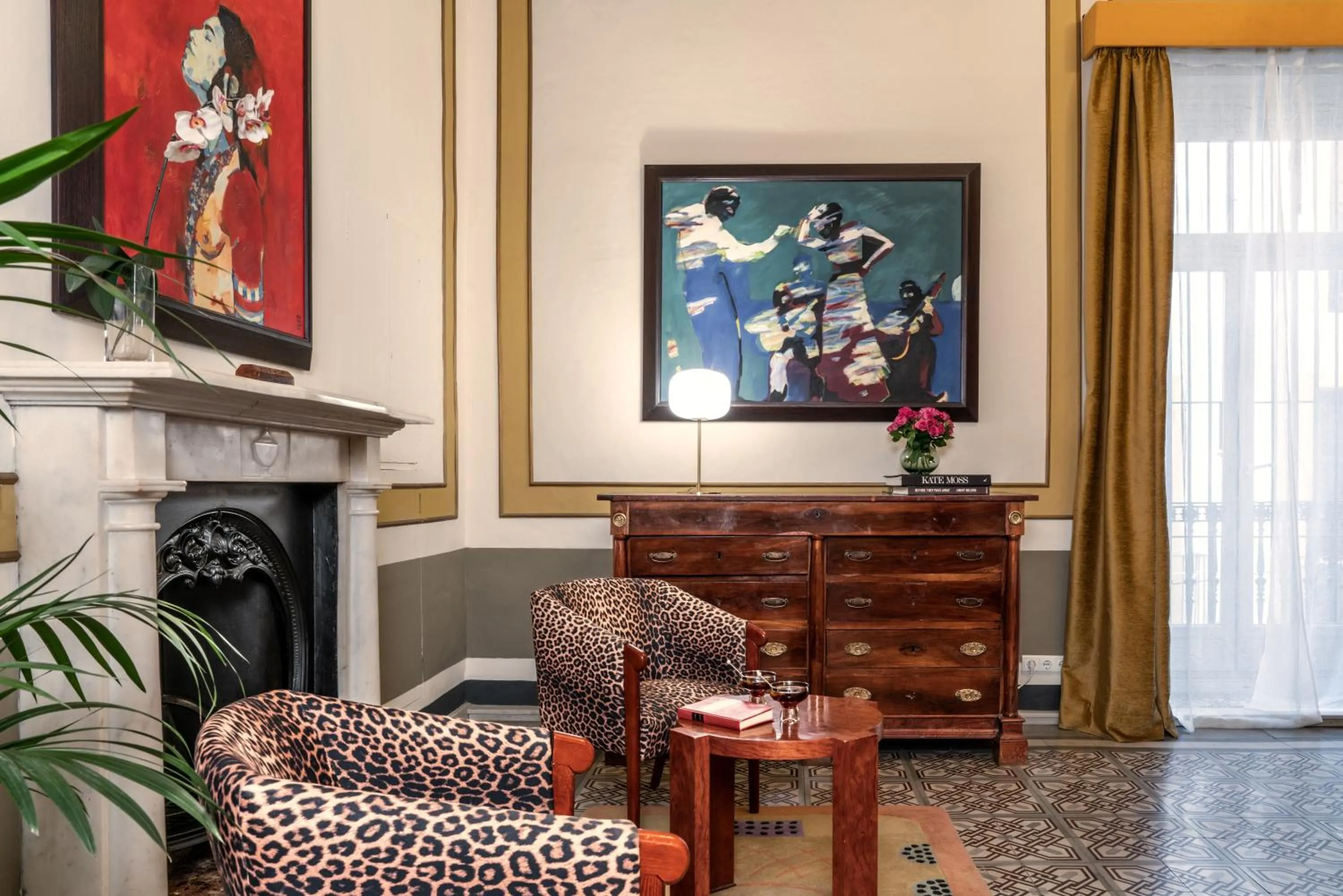 Living room in Art Boutique Hotel Chamarel