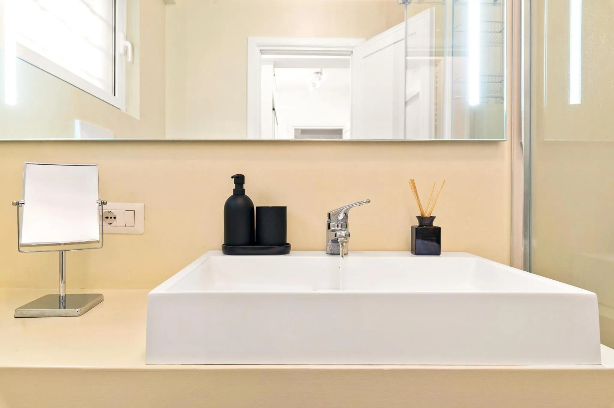 Bathroom in Peaceful Penthouse with Garage by NDP rent