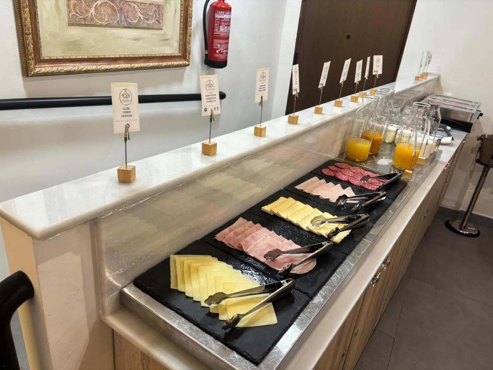 Breakfast in Hotel Europa Boutique Sevilla