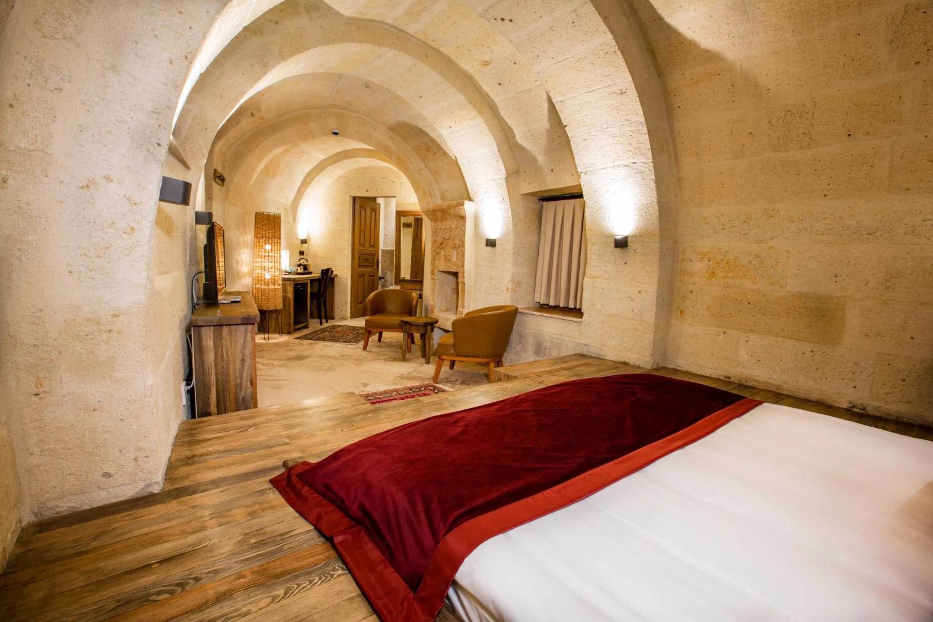 Photo of the whole room, Bed in Sinasos Evleri