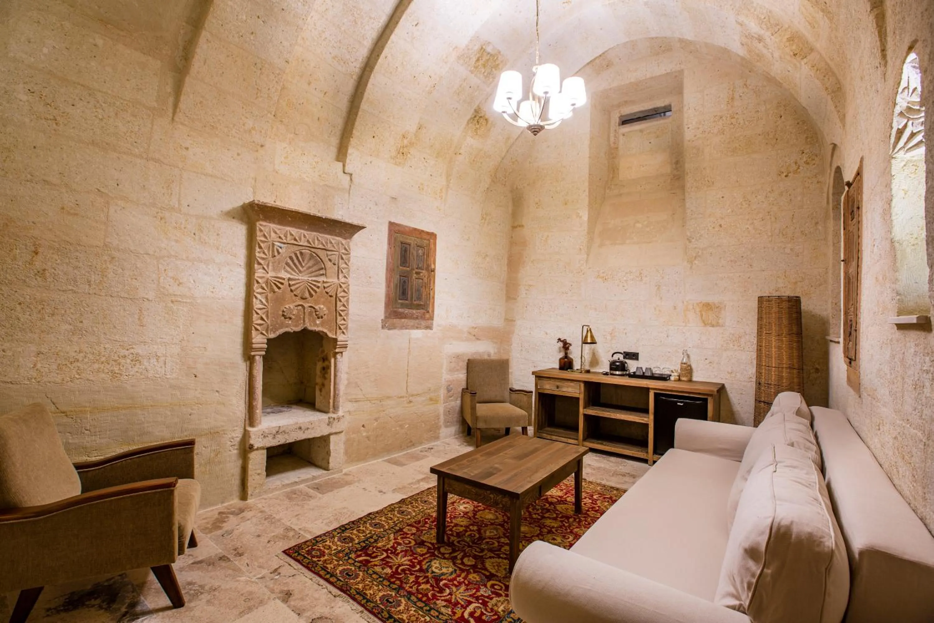 Living room in Sinasos Evleri