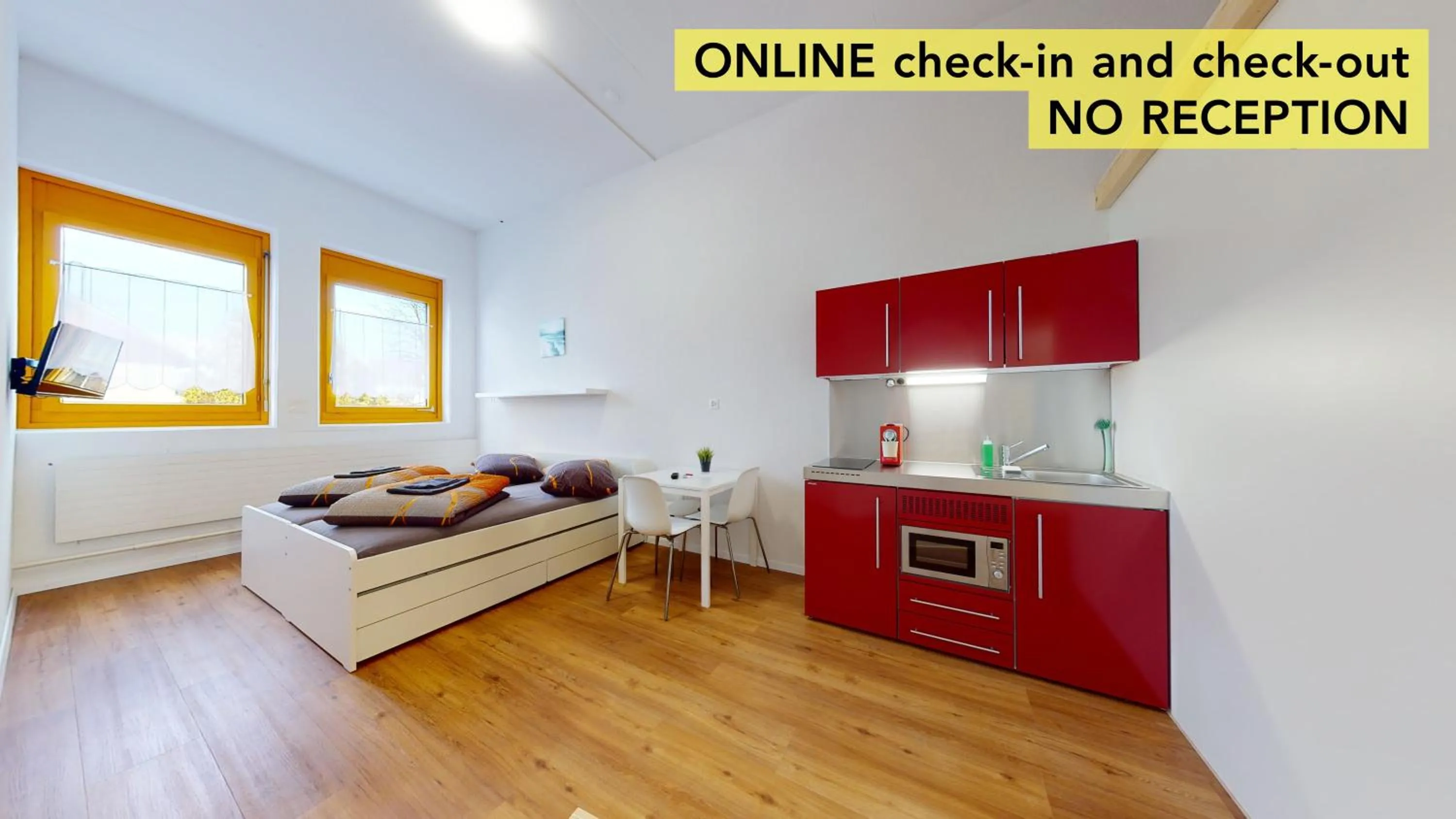 Bed in Anstatthotel Affoltern am Albis - self-check-in