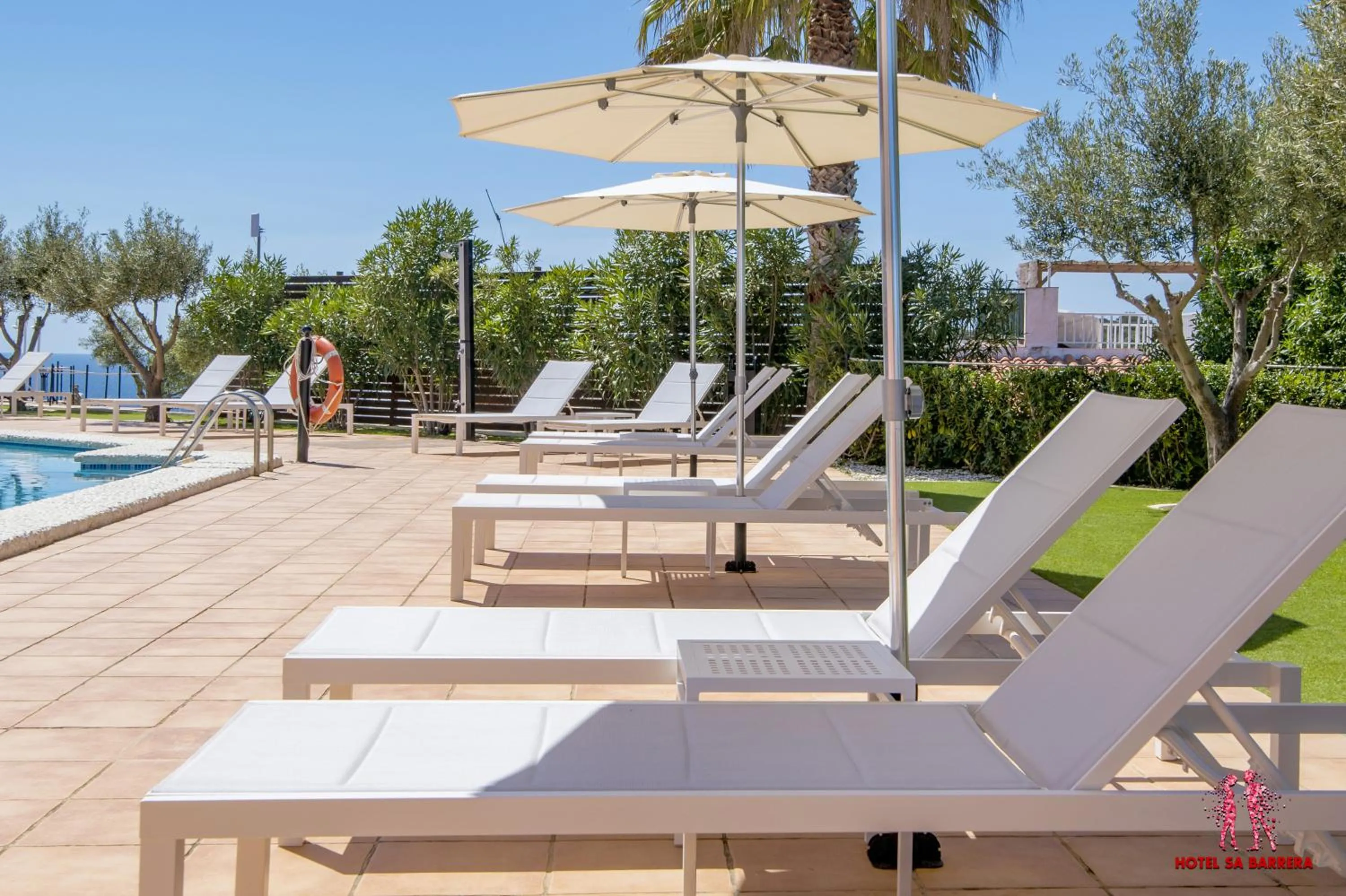 Swimming pool in Hotel Sa Barrera - Adults Only