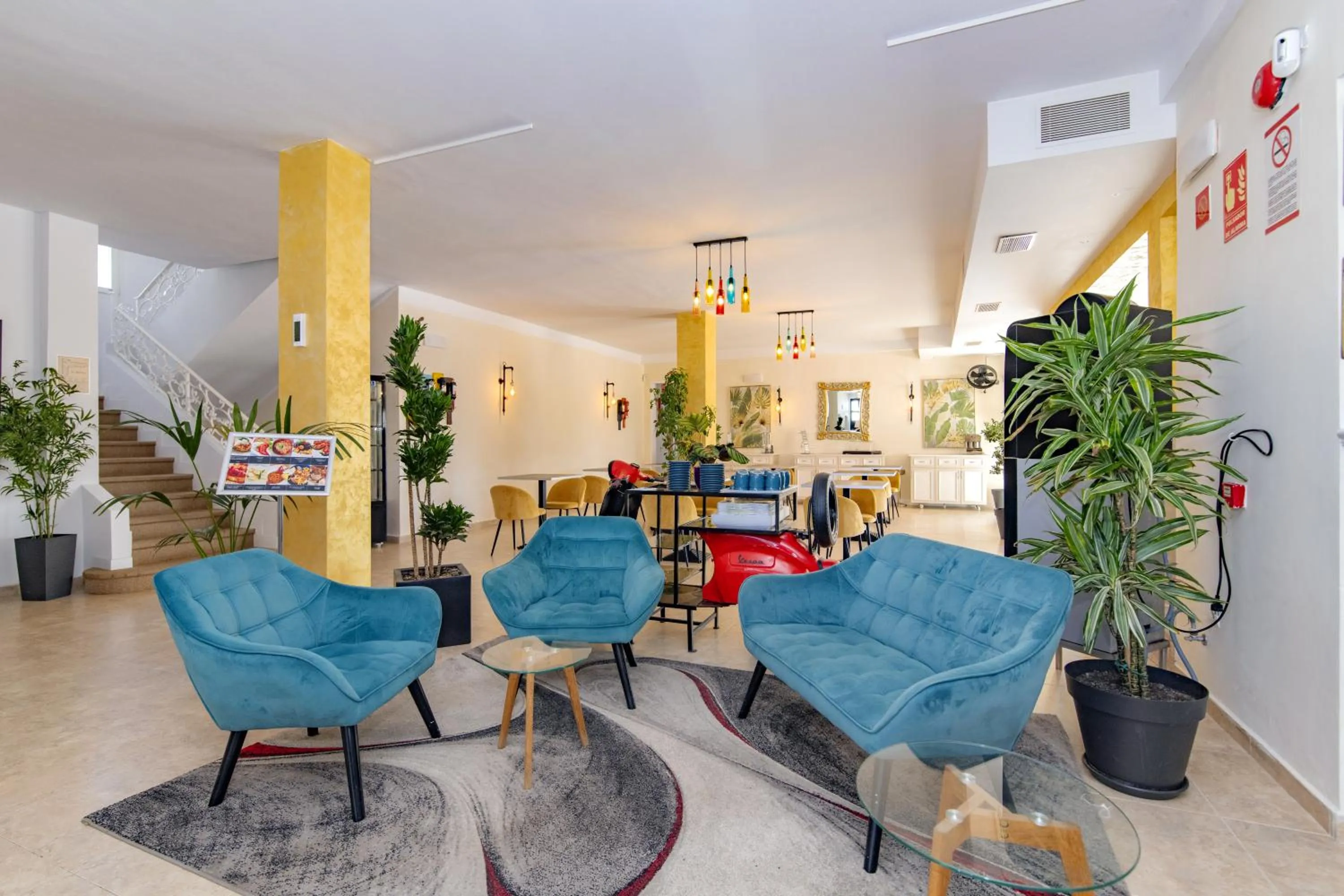 Lobby or reception in Hotel Sa Barrera - Adults Only