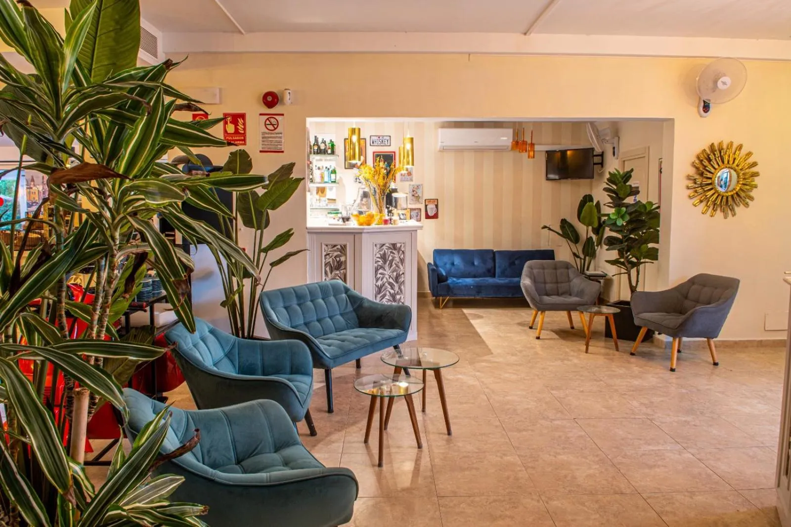 Lobby or reception in Hotel Sa Barrera - Adults Only