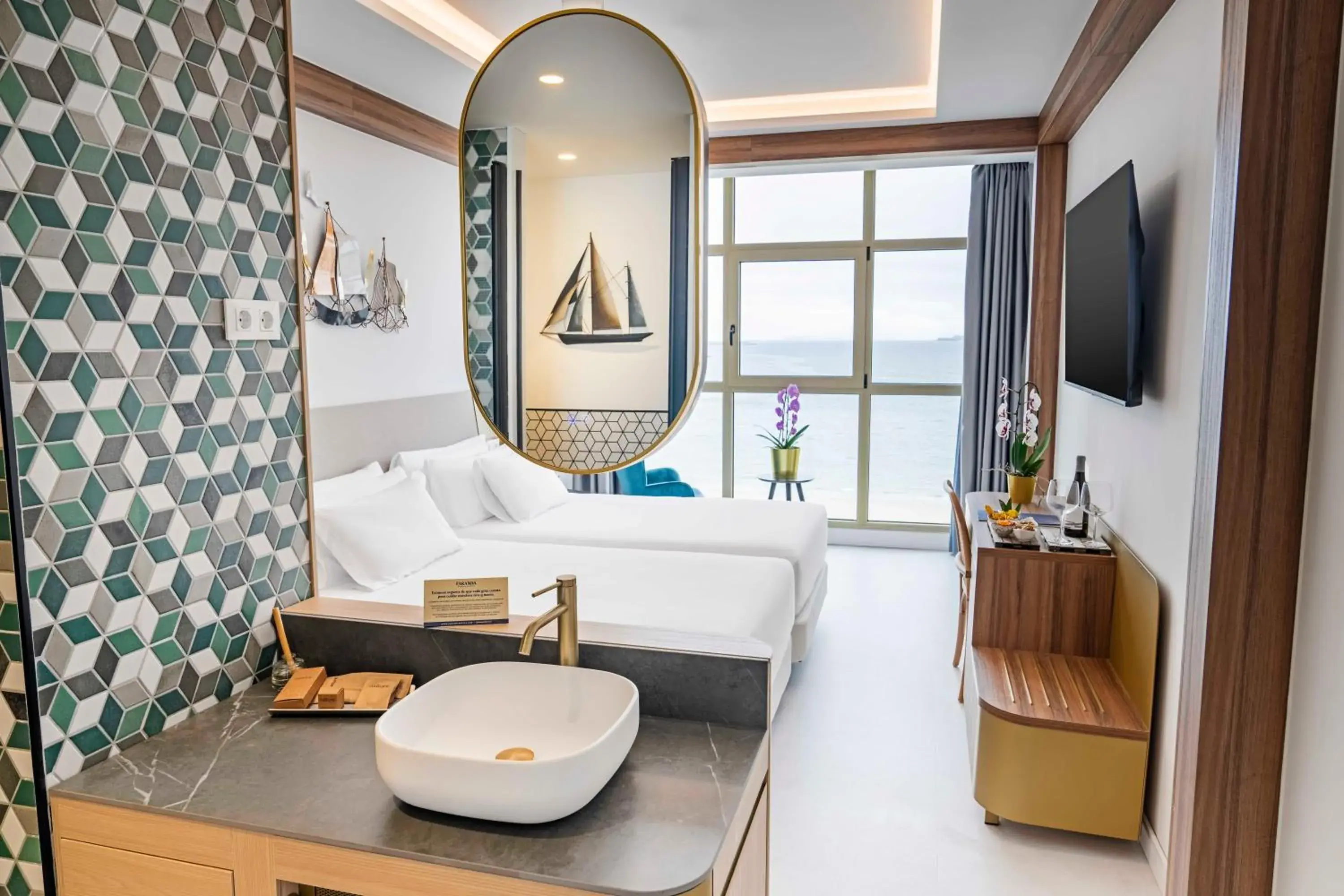 Bed in Hotel Faranda Rias Altas, Ascend Hotel Collection Bed in Hotel Faranda Rias Altas, Ascend Hotel Collection