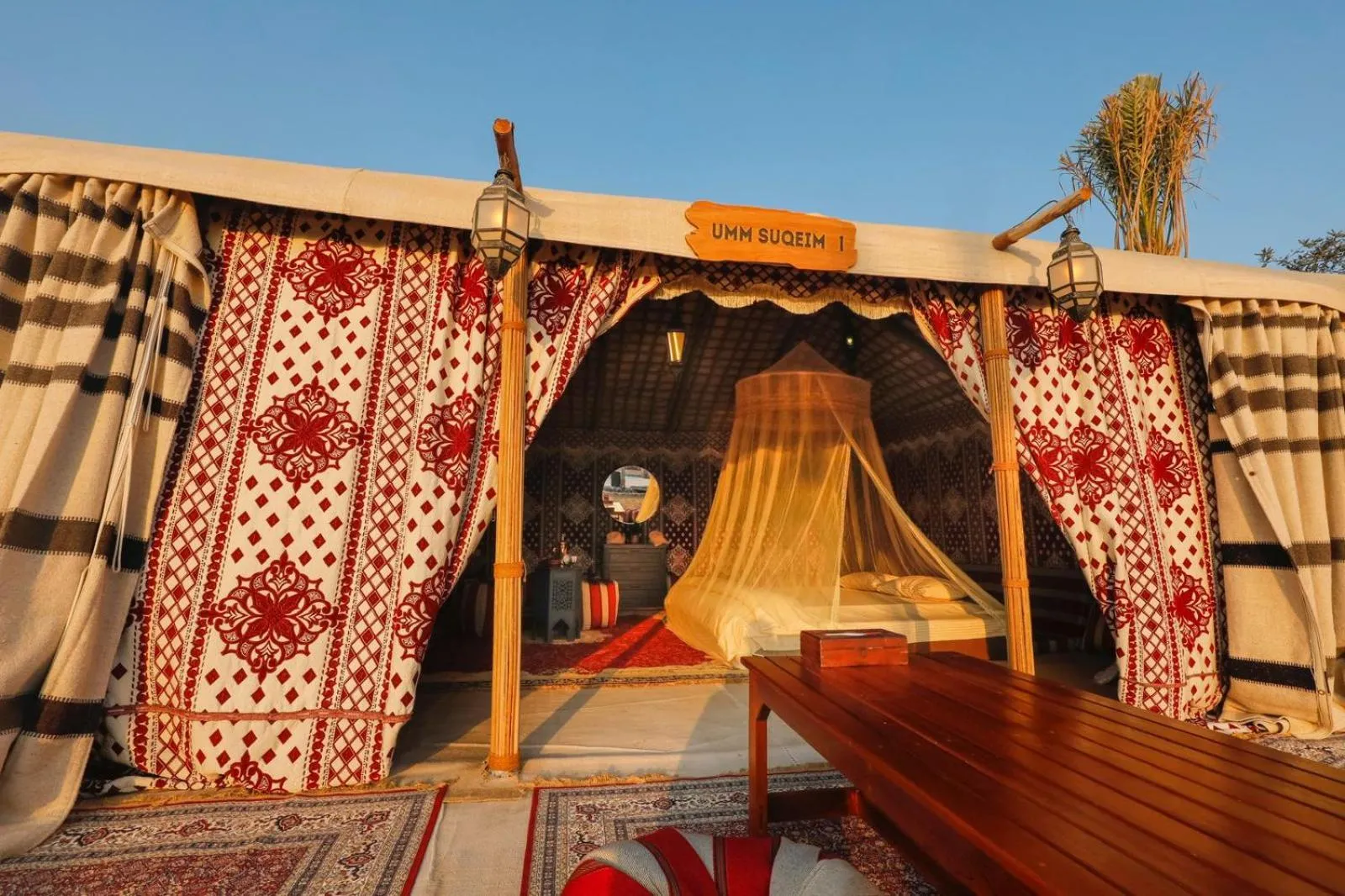 Bedroom in Al Khayma Camp "Elite Glamping & Dining in Experience"