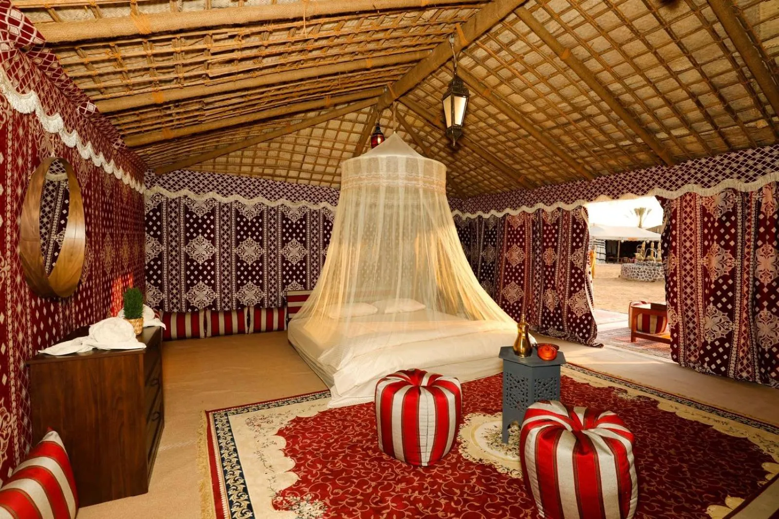 Bedroom in Al Khayma Camp "Elite Glamping & Dining in Experience"