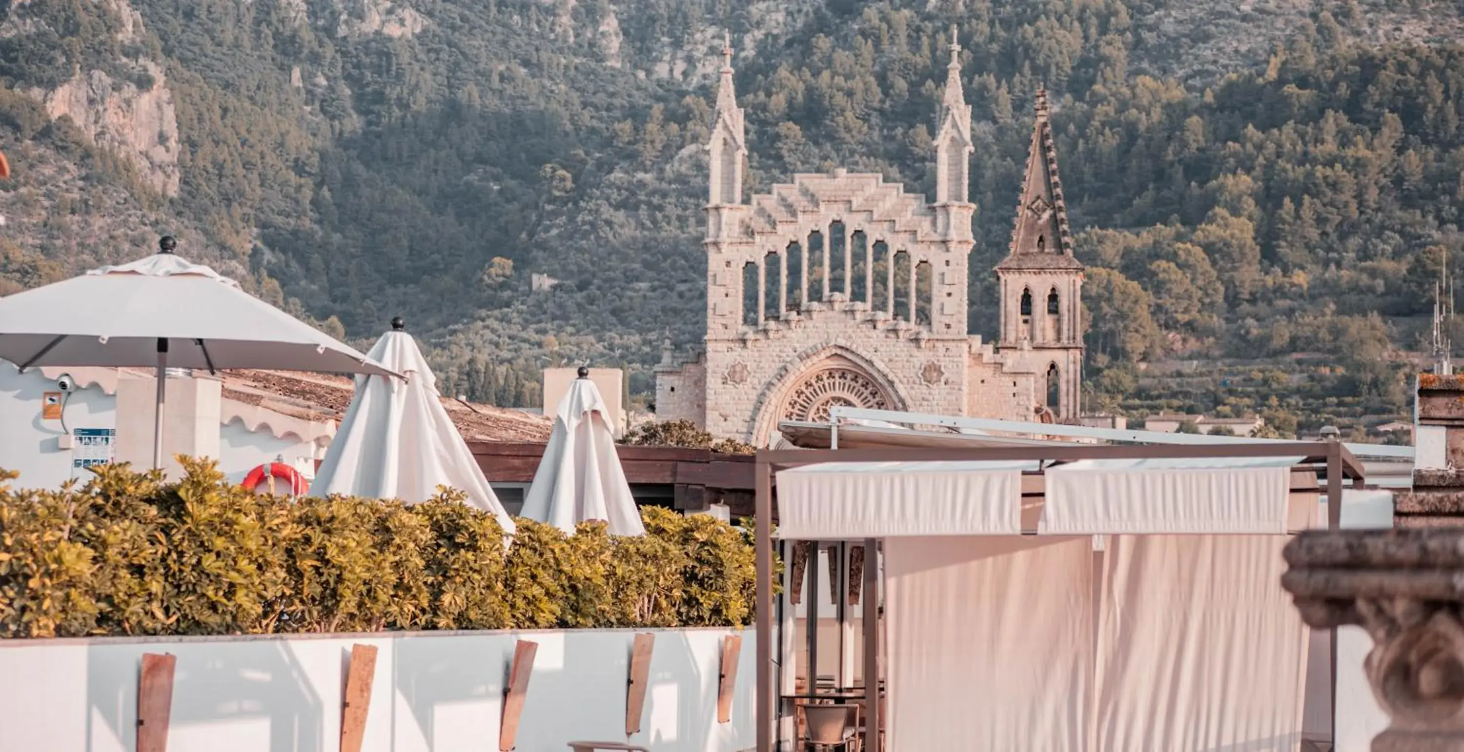 Landmark view in Gran Hotel Soller Landmark view in Gran Hotel Soller