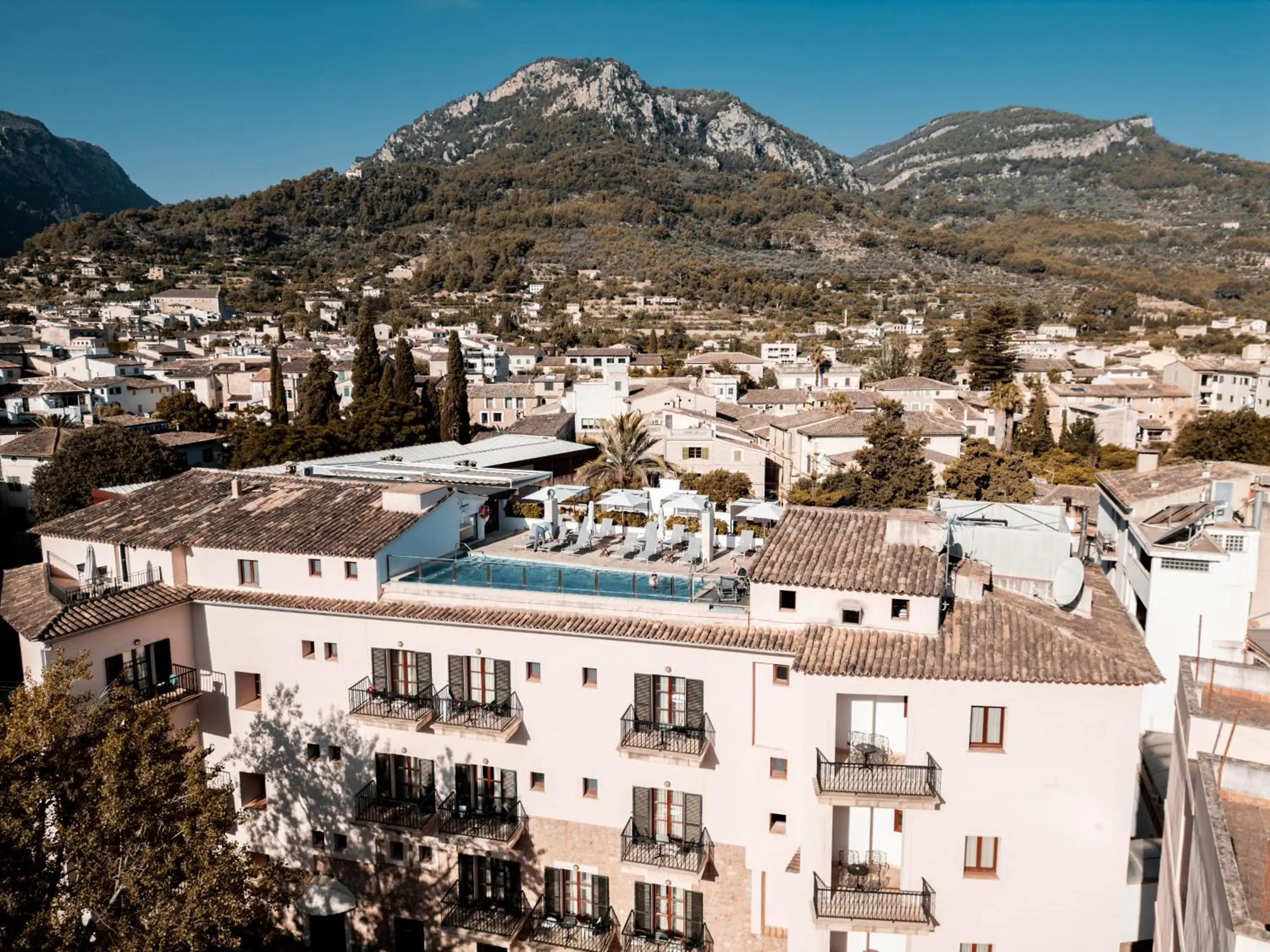 Bird's eye view in Gran Hotel Soller Bird's eye view in Gran Hotel Soller